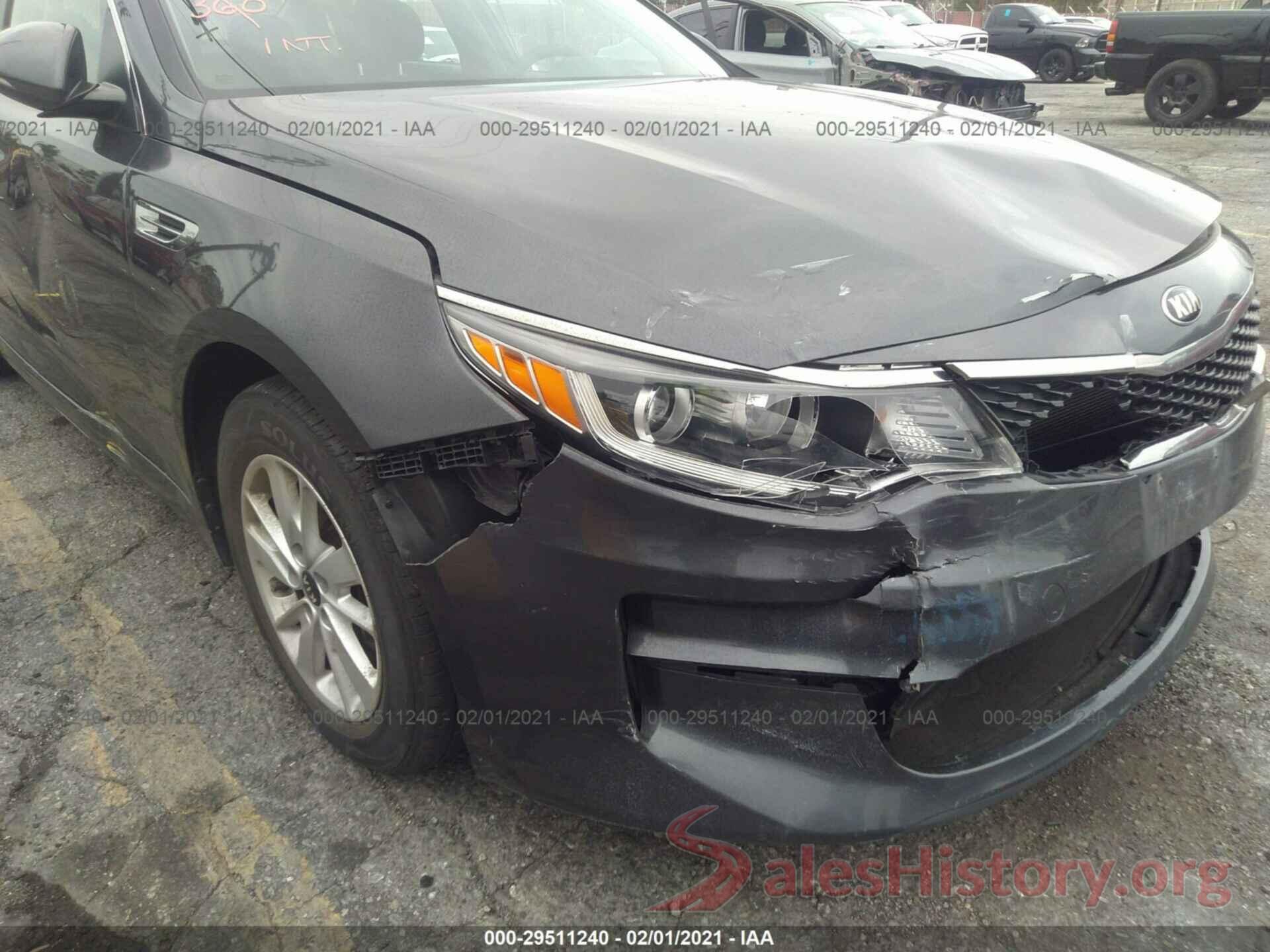 KNAGT4L36G5107700 2016 KIA OPTIMA