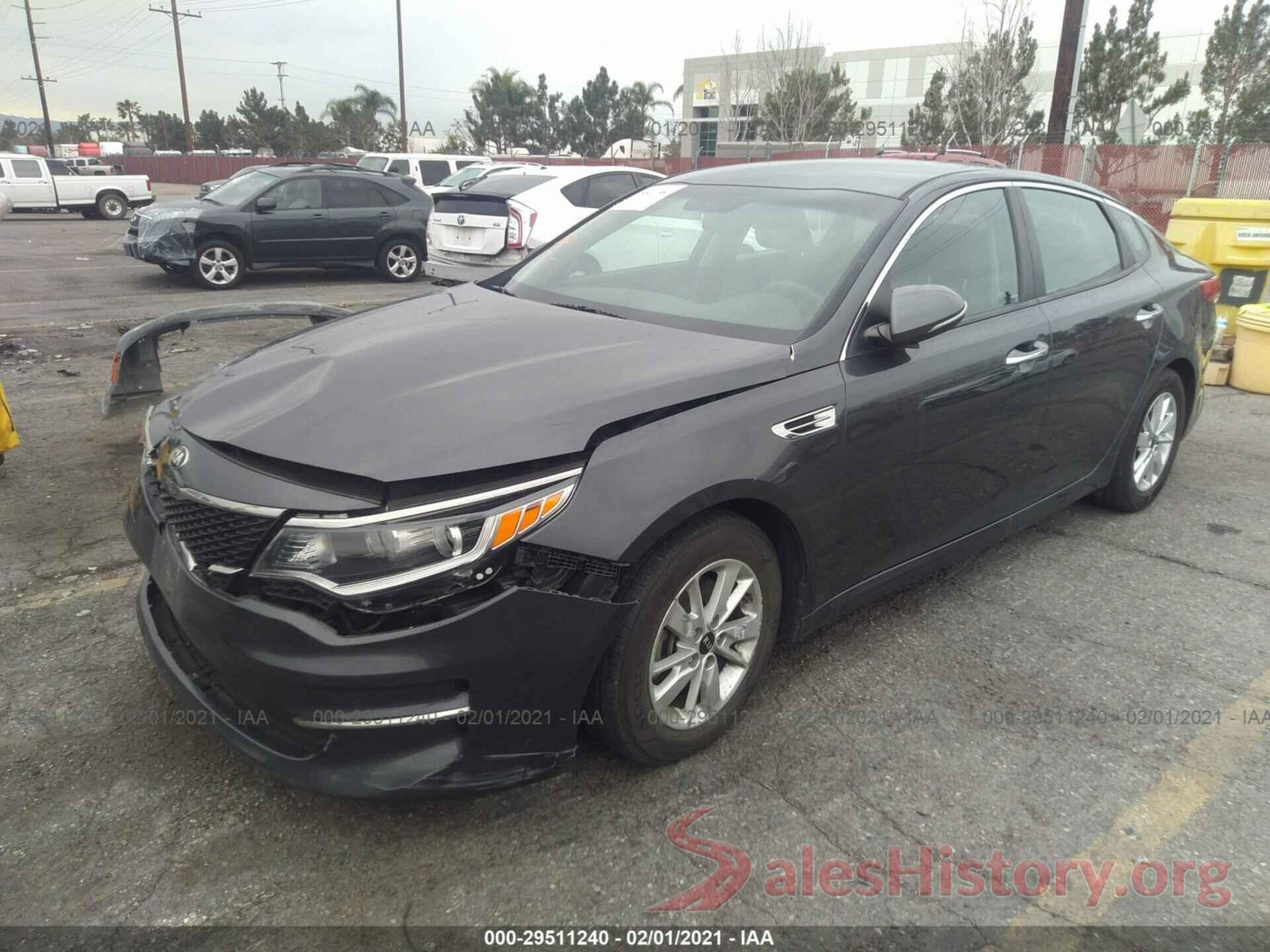 KNAGT4L36G5107700 2016 KIA OPTIMA