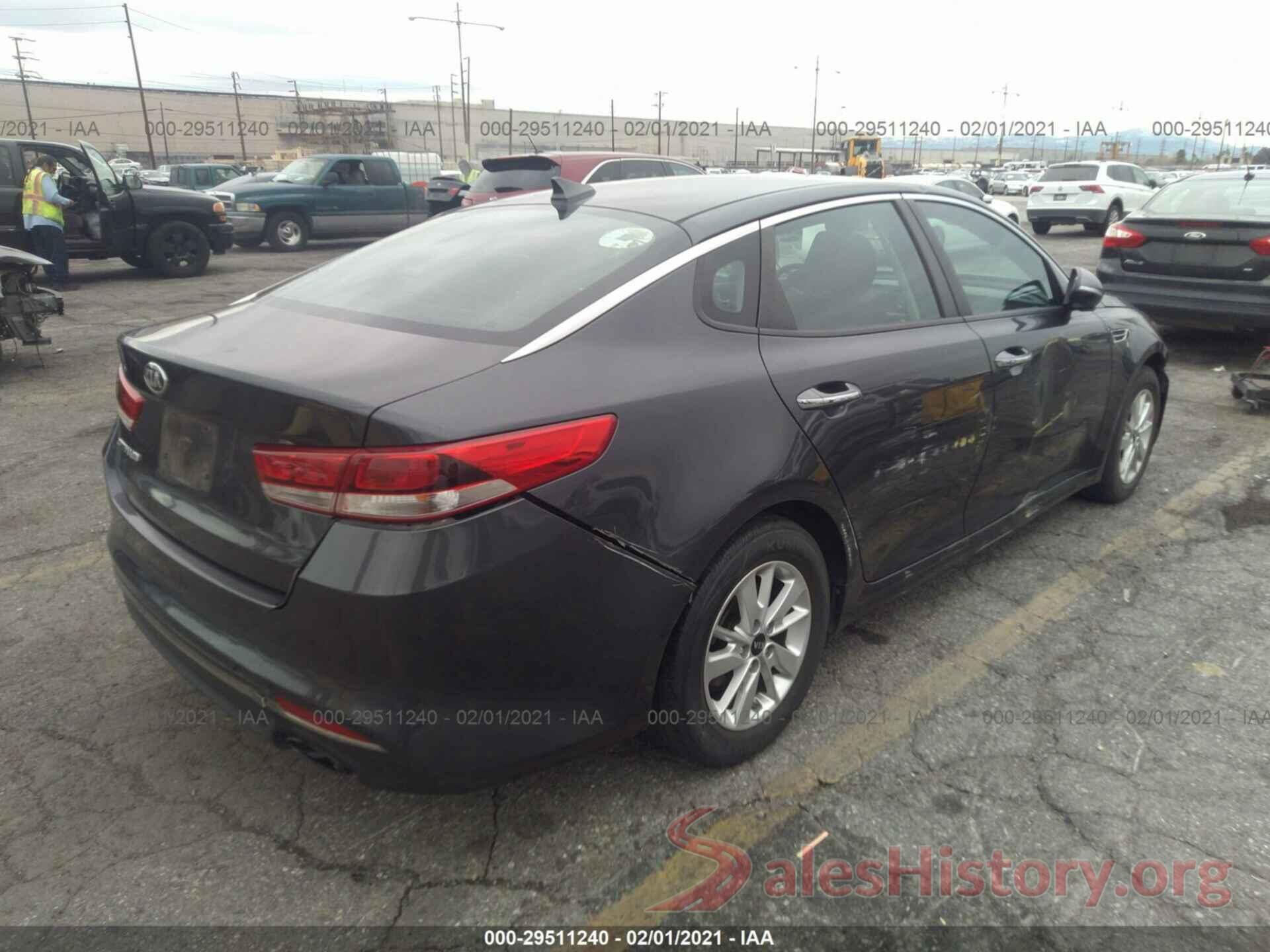 KNAGT4L36G5107700 2016 KIA OPTIMA