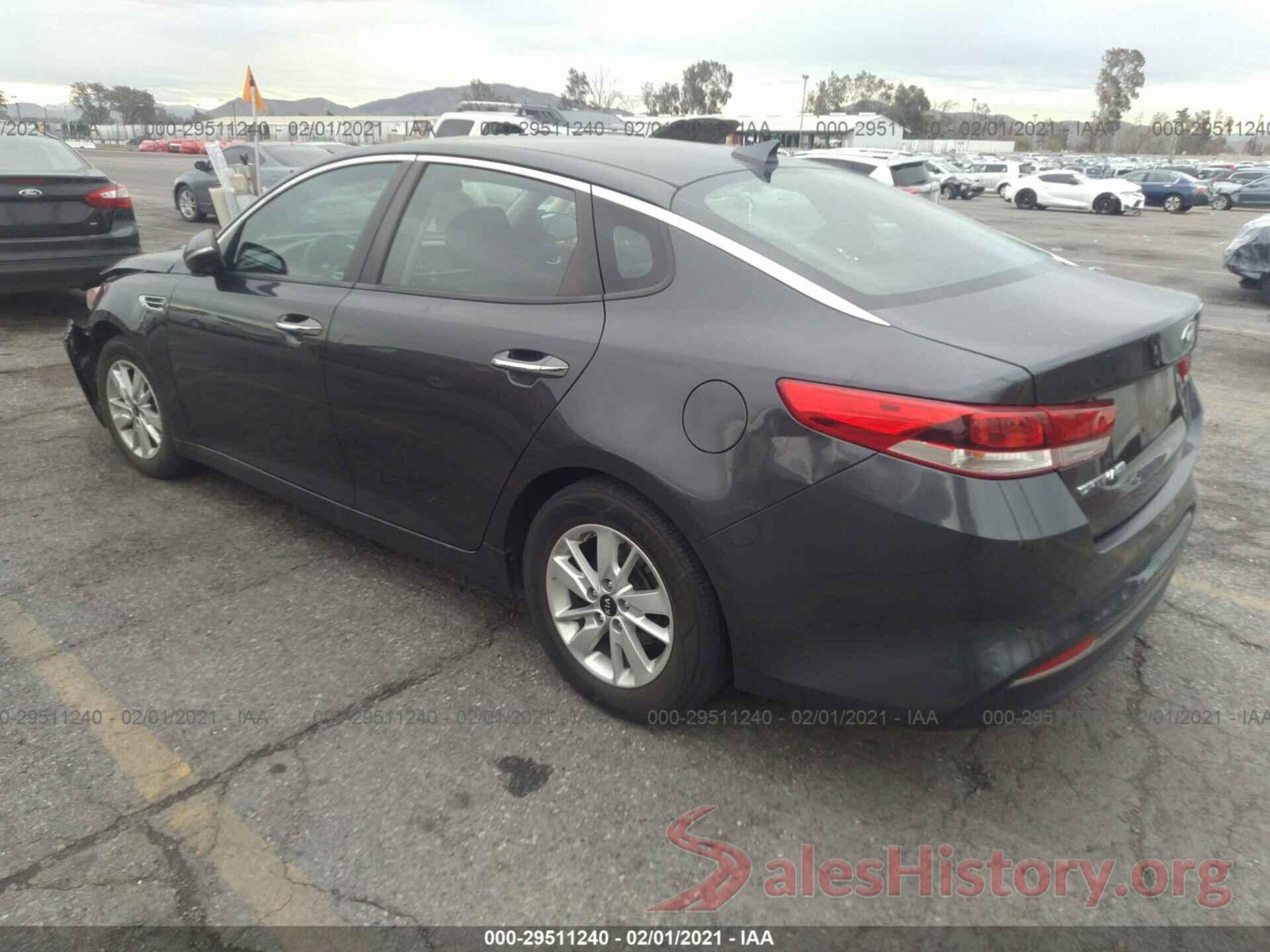 KNAGT4L36G5107700 2016 KIA OPTIMA