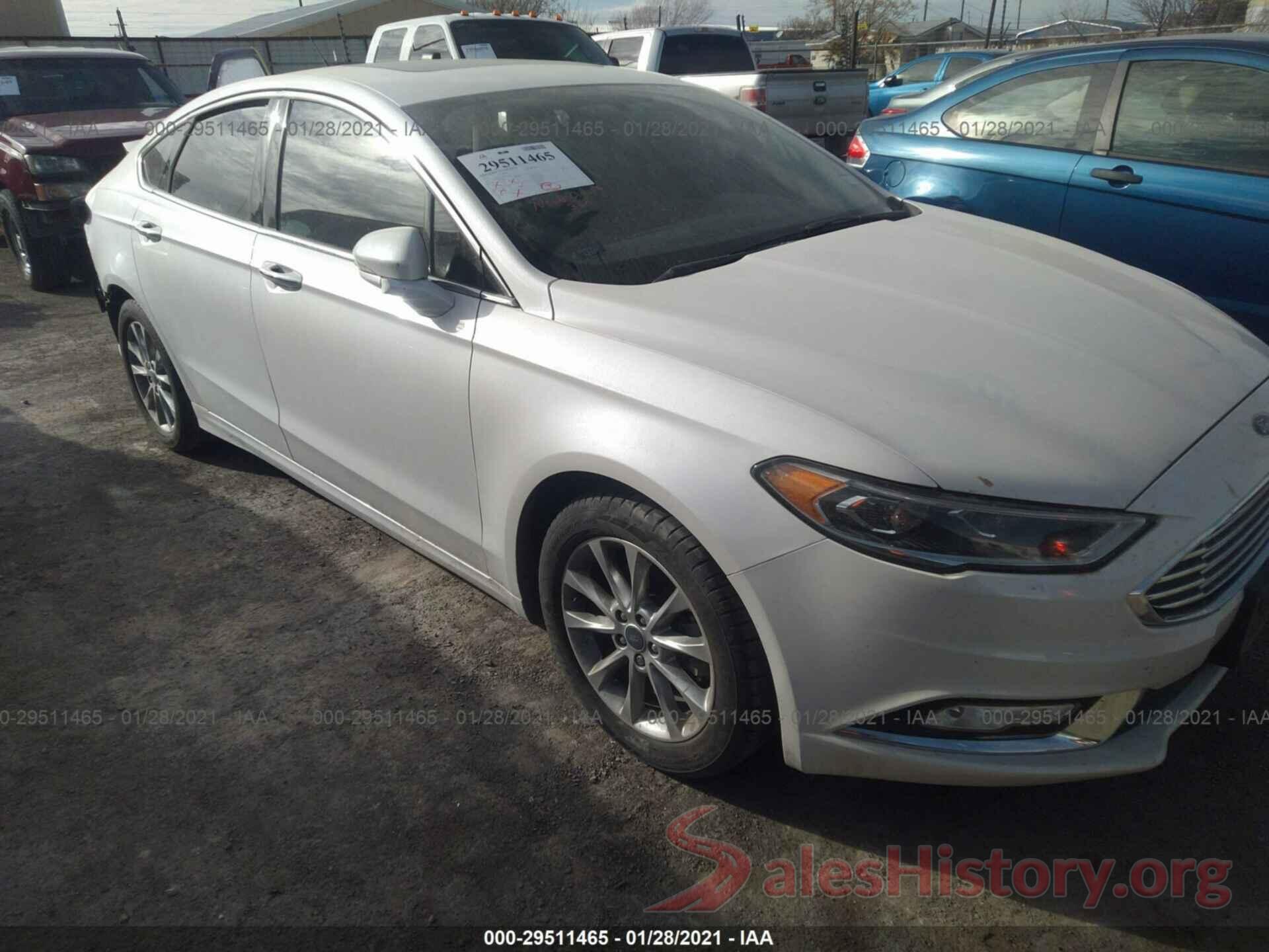 3FA6P0HD0HR257710 2017 FORD FUSION