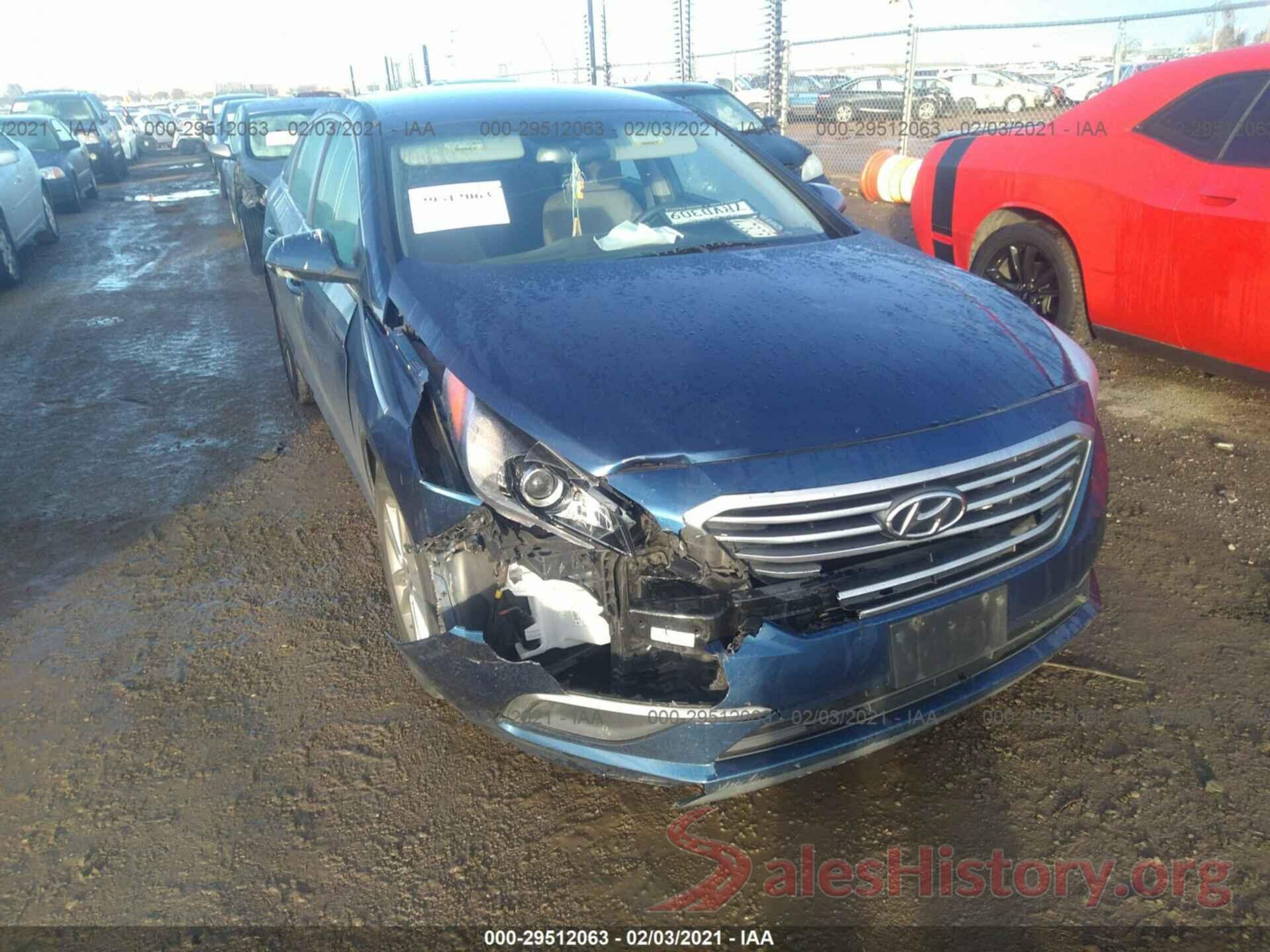 5NPE24AF4GH374800 2016 HYUNDAI SONATA