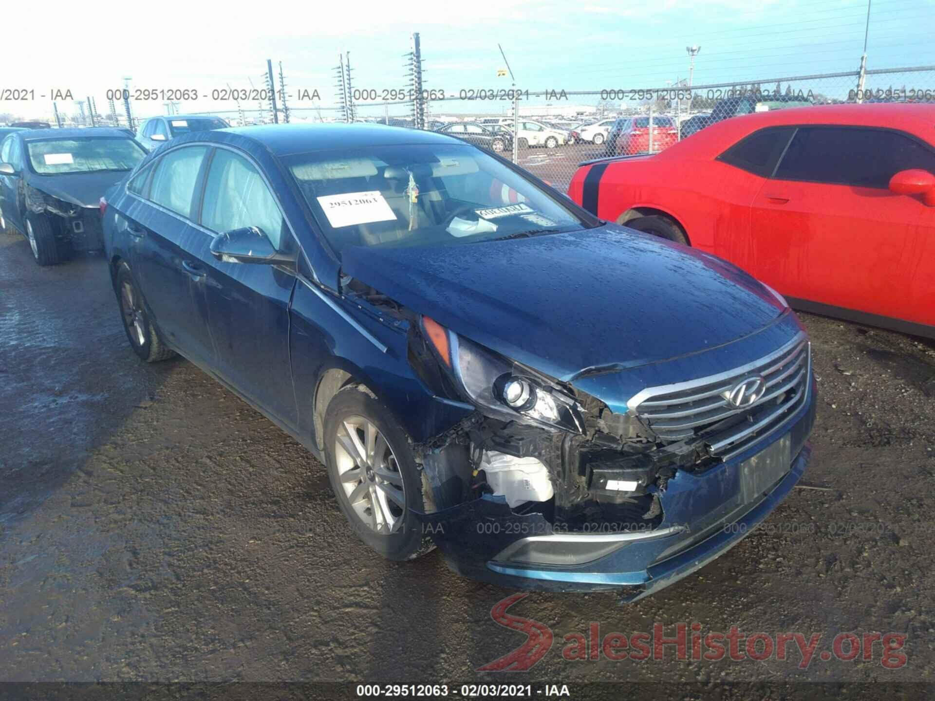 5NPE24AF4GH374800 2016 HYUNDAI SONATA