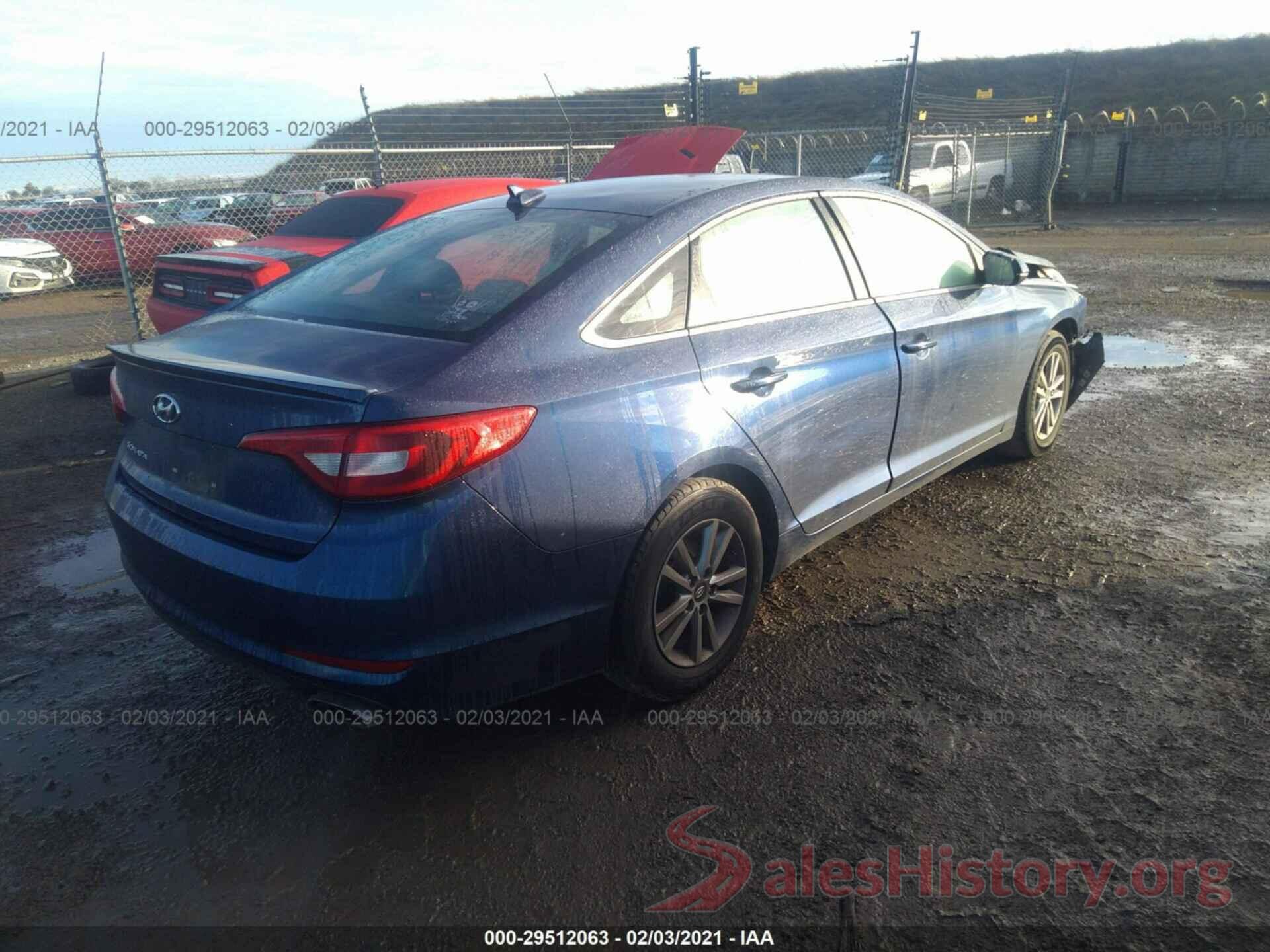 5NPE24AF4GH374800 2016 HYUNDAI SONATA