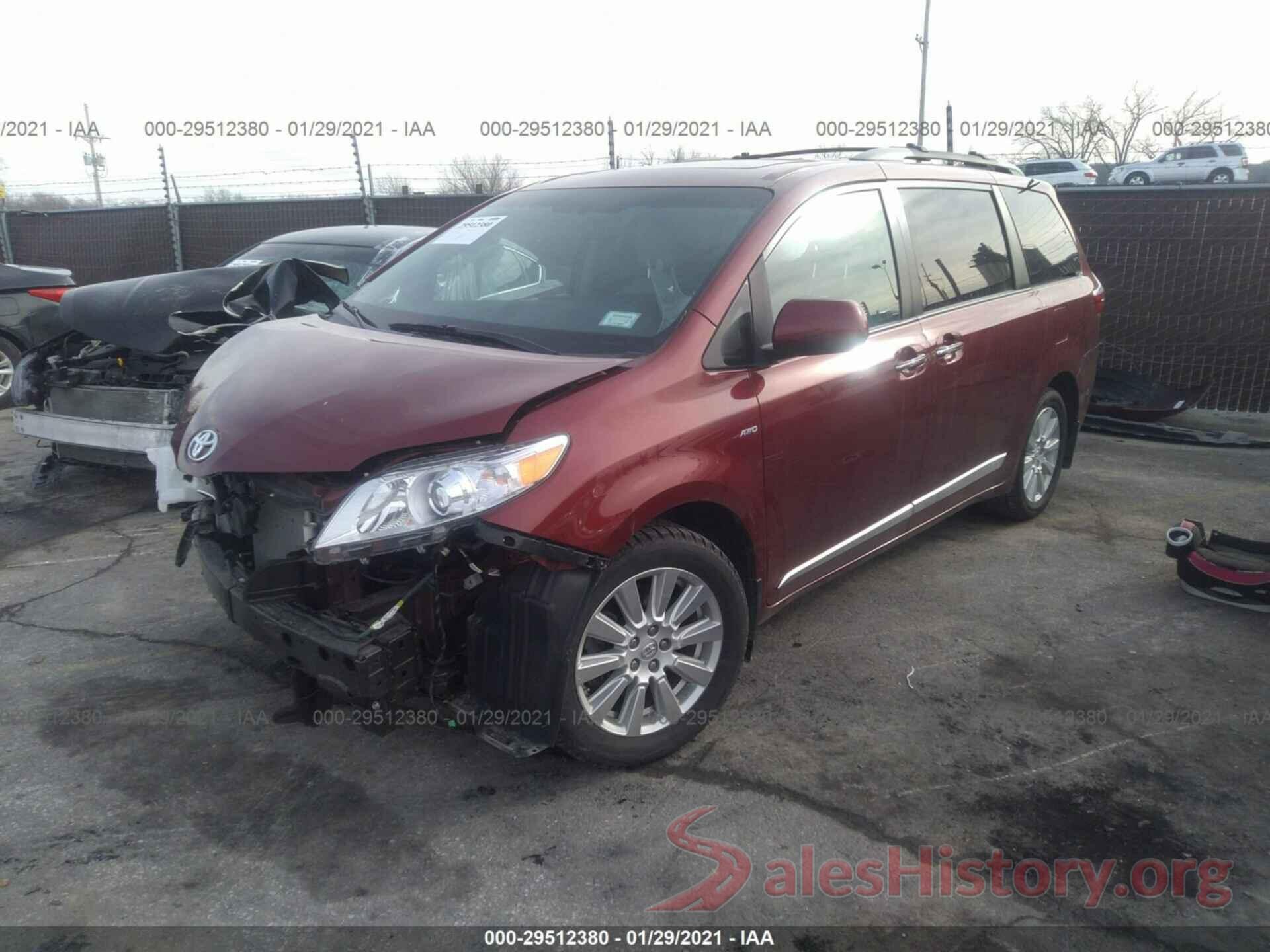 5TDDZ3DC8HS151612 2017 TOYOTA SIENNA