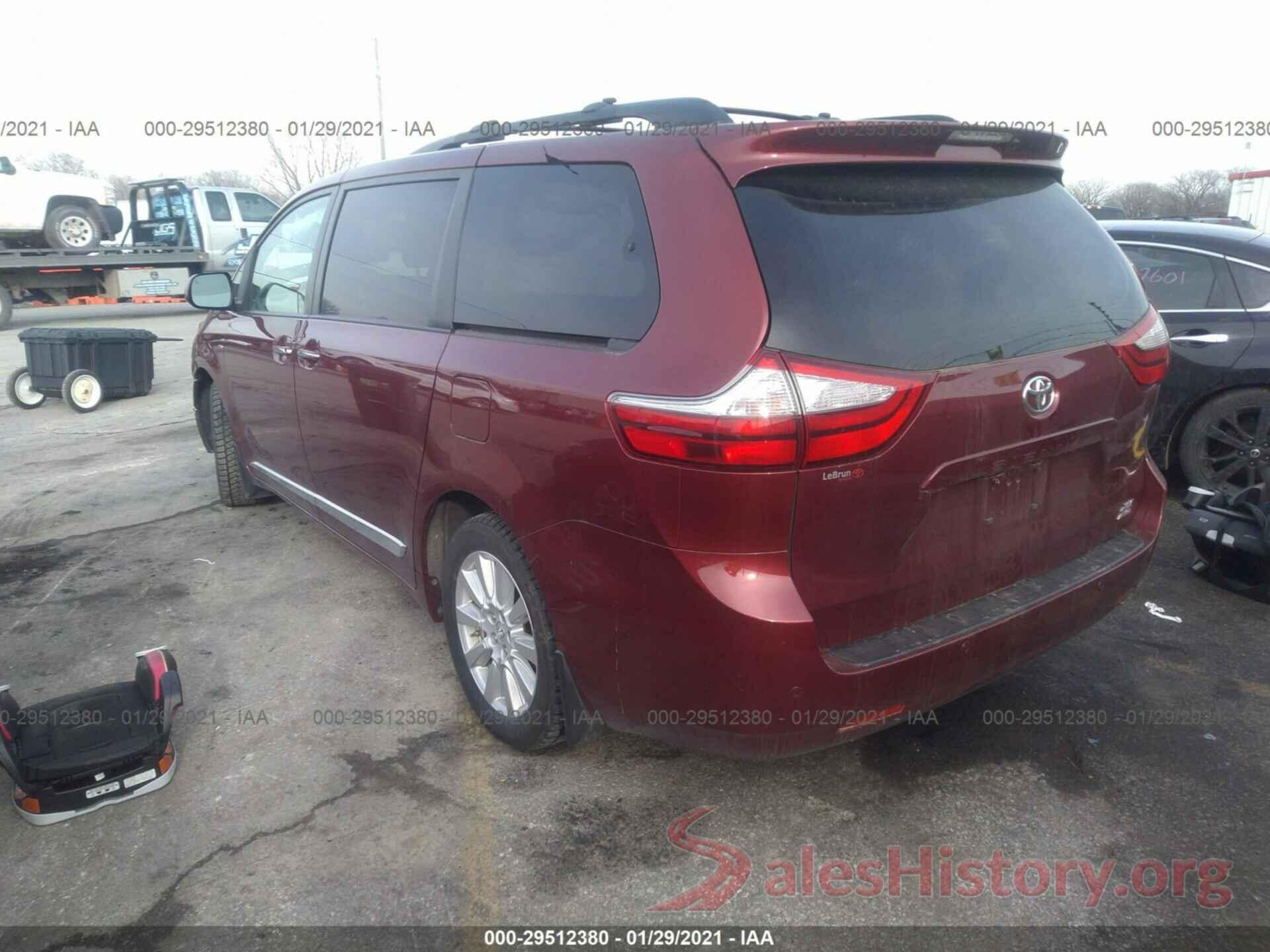 5TDDZ3DC8HS151612 2017 TOYOTA SIENNA