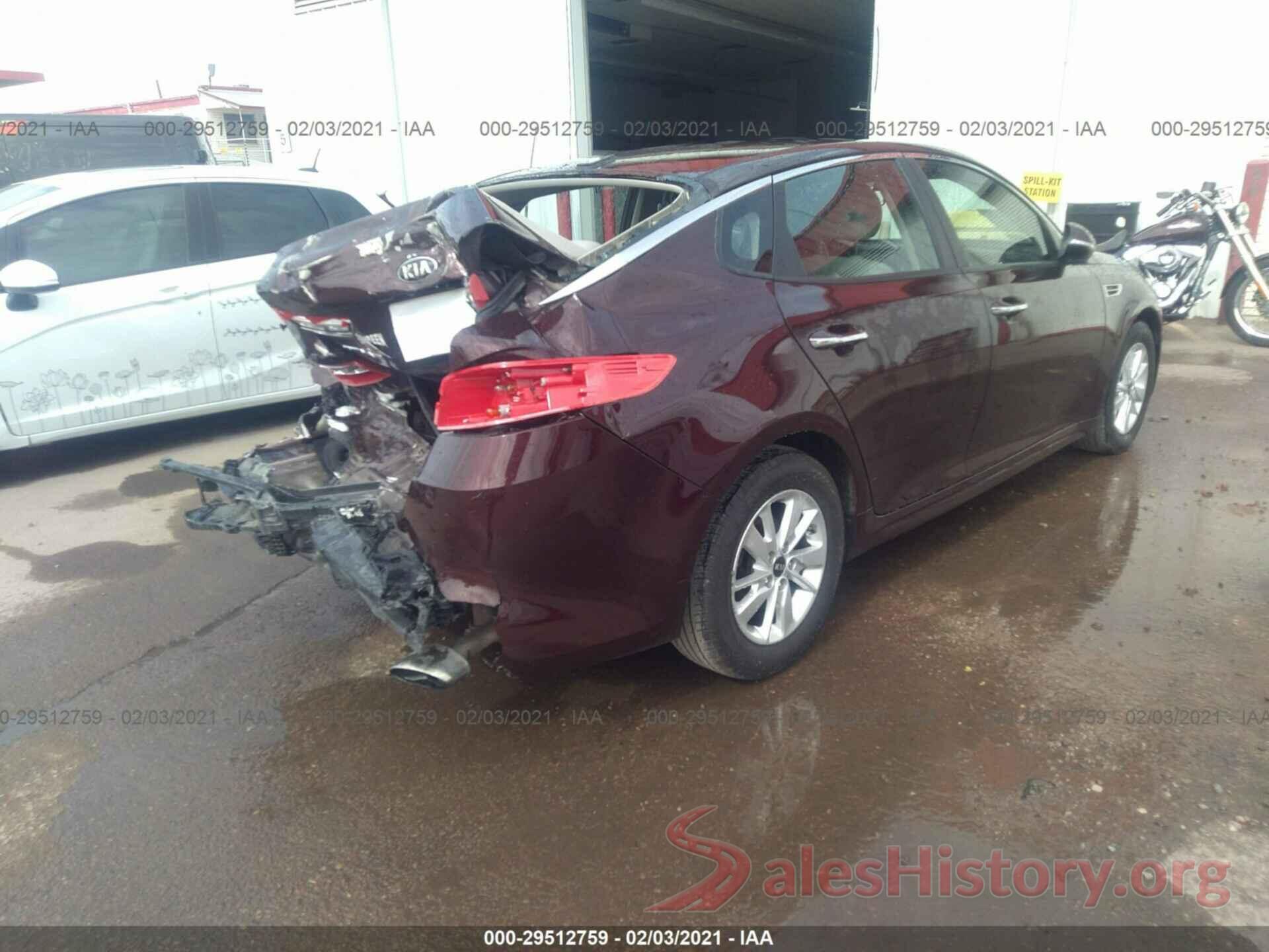 5XXGT4L33GG028998 2016 KIA OPTIMA