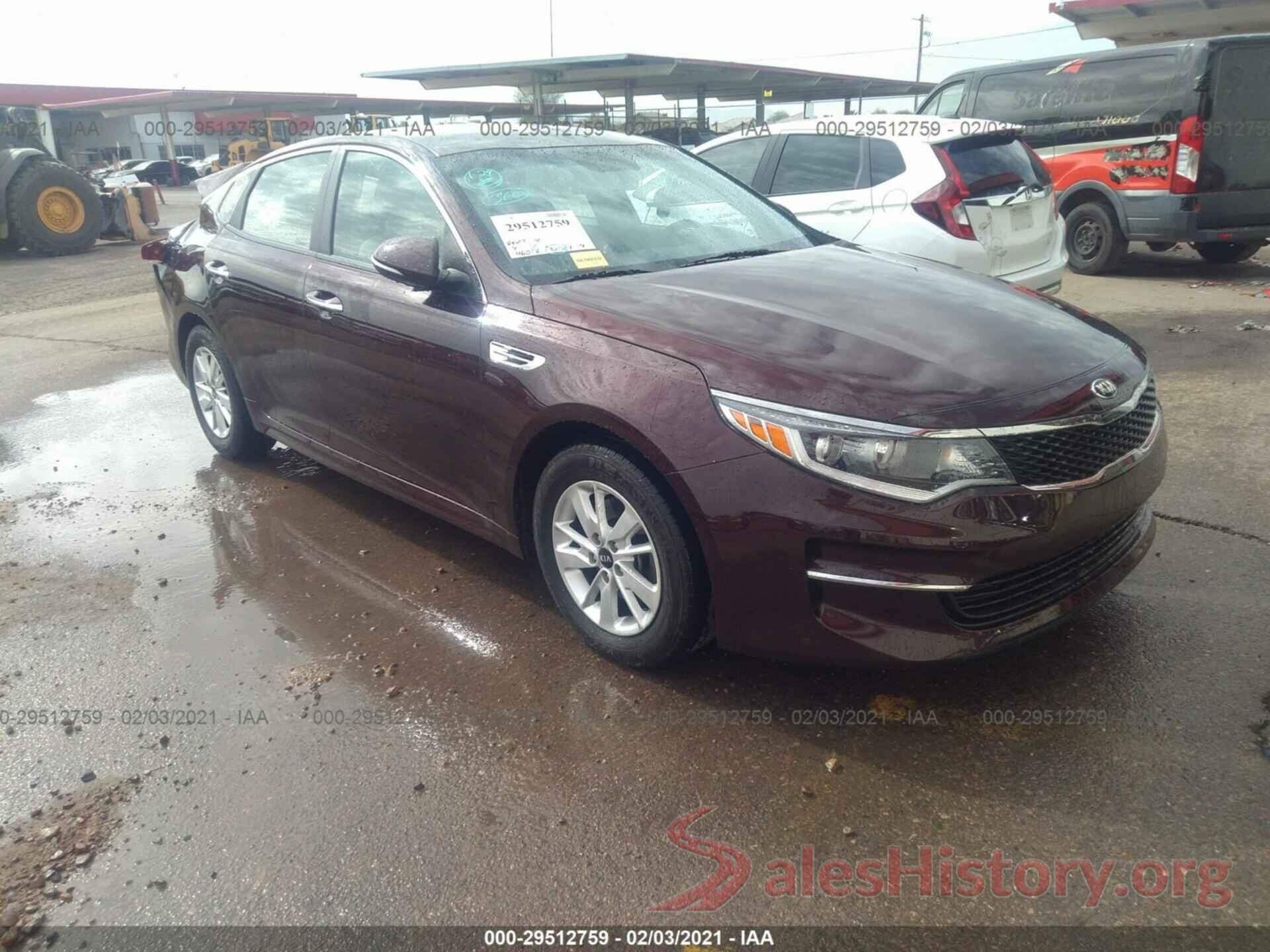 5XXGT4L33GG028998 2016 KIA OPTIMA