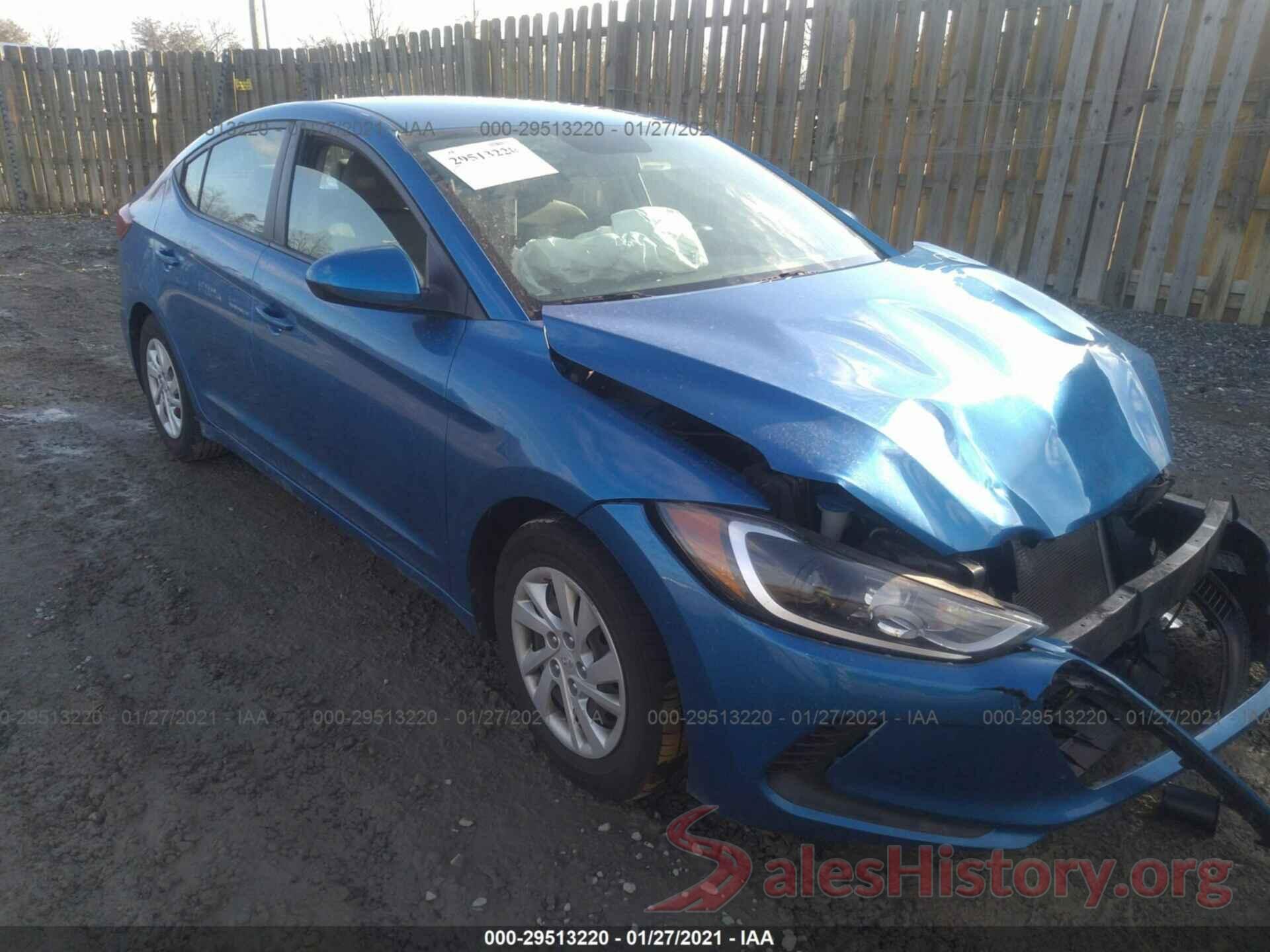 5NPD74LF2HH066486 2017 HYUNDAI ELANTRA