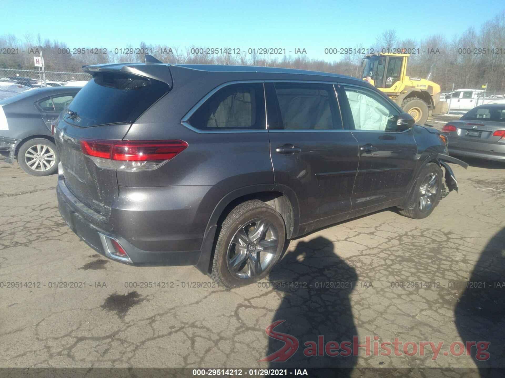 5TDDZRFH4JS840029 2018 TOYOTA HIGHLANDER