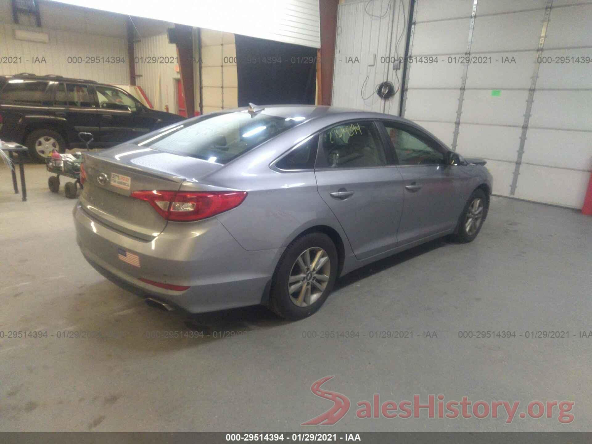 5NPE24AFXGH295129 2016 HYUNDAI SONATA