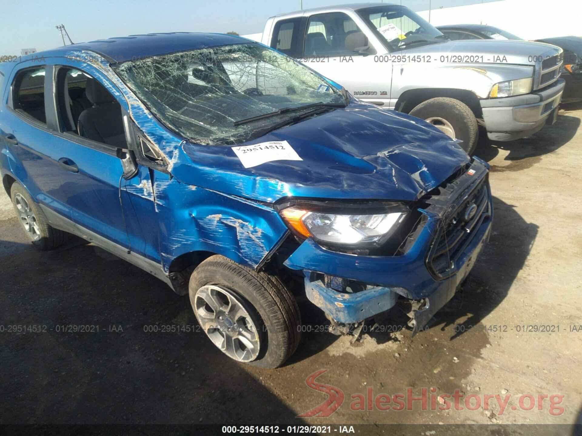 MAJ3S2FE7KC295367 2019 FORD ECOSPORT