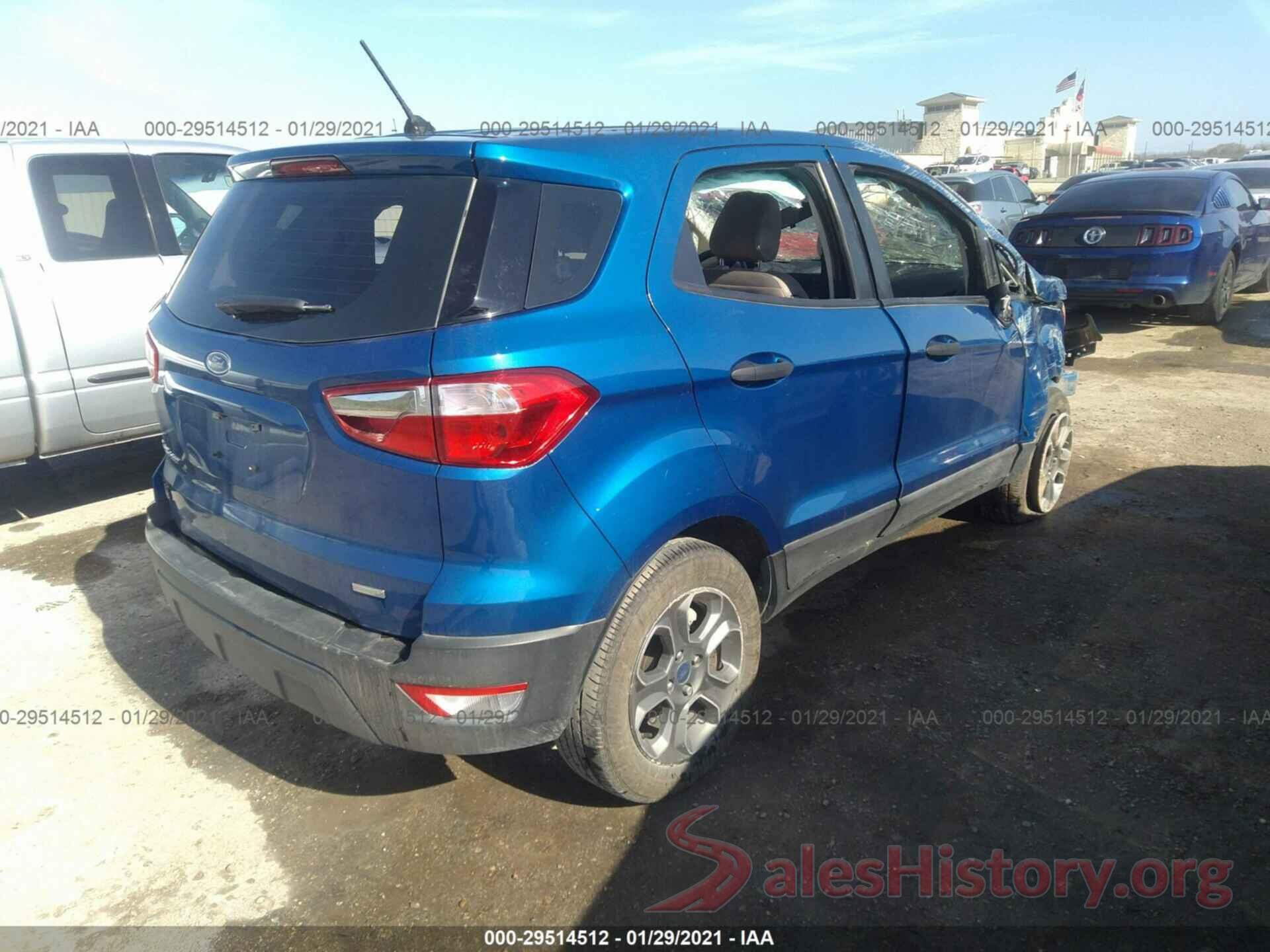 MAJ3S2FE7KC295367 2019 FORD ECOSPORT