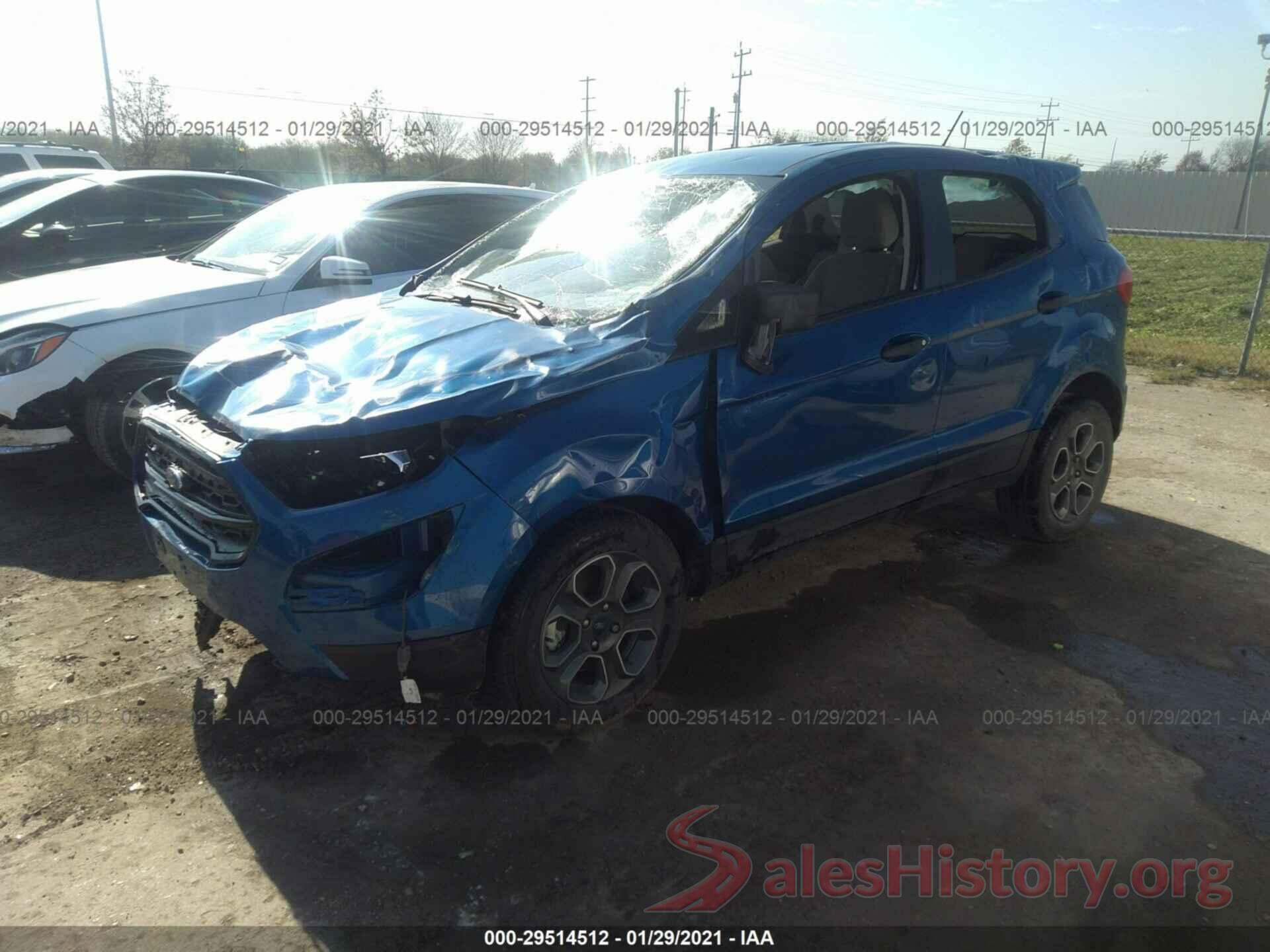 MAJ3S2FE7KC295367 2019 FORD ECOSPORT