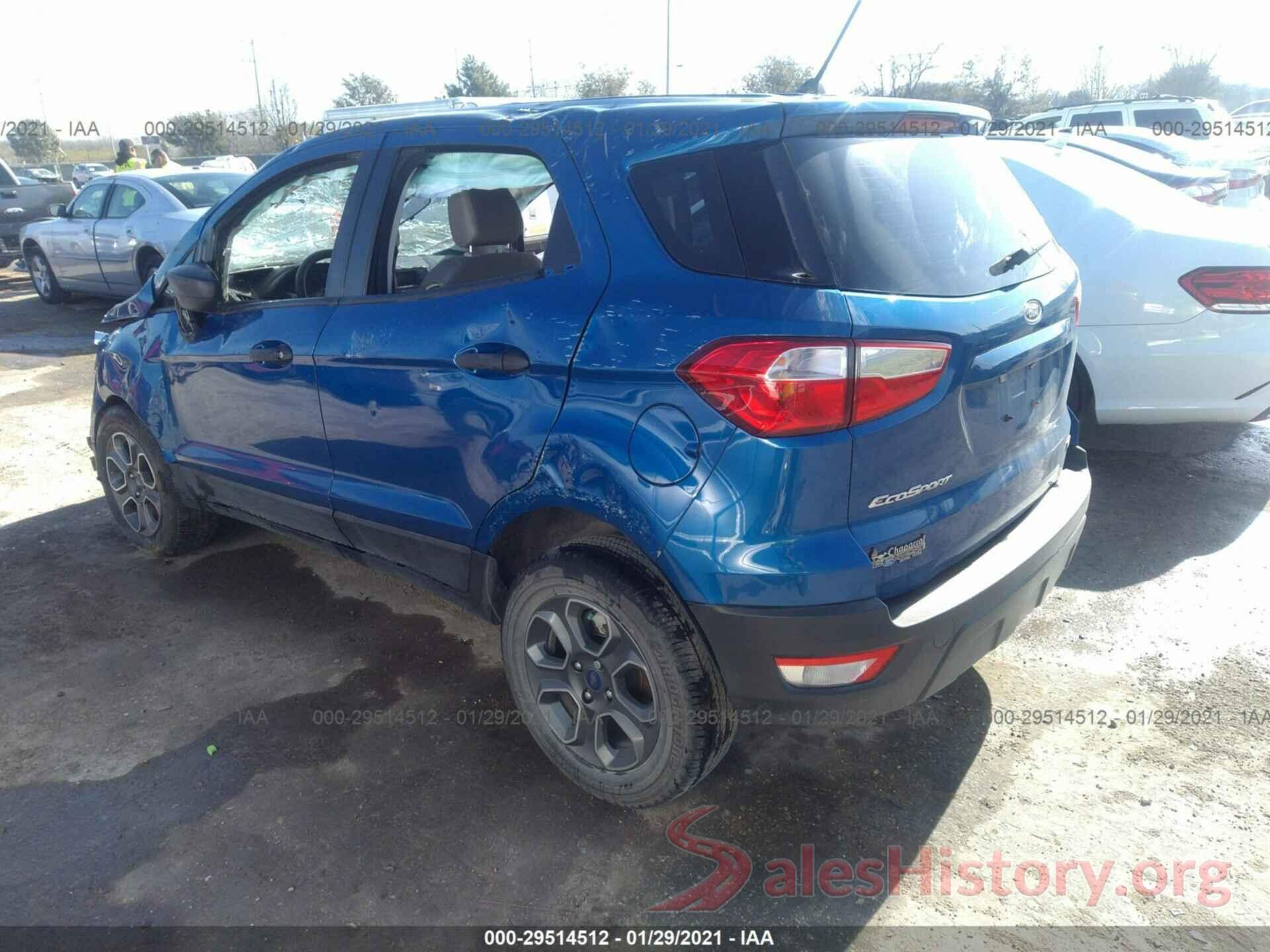 MAJ3S2FE7KC295367 2019 FORD ECOSPORT