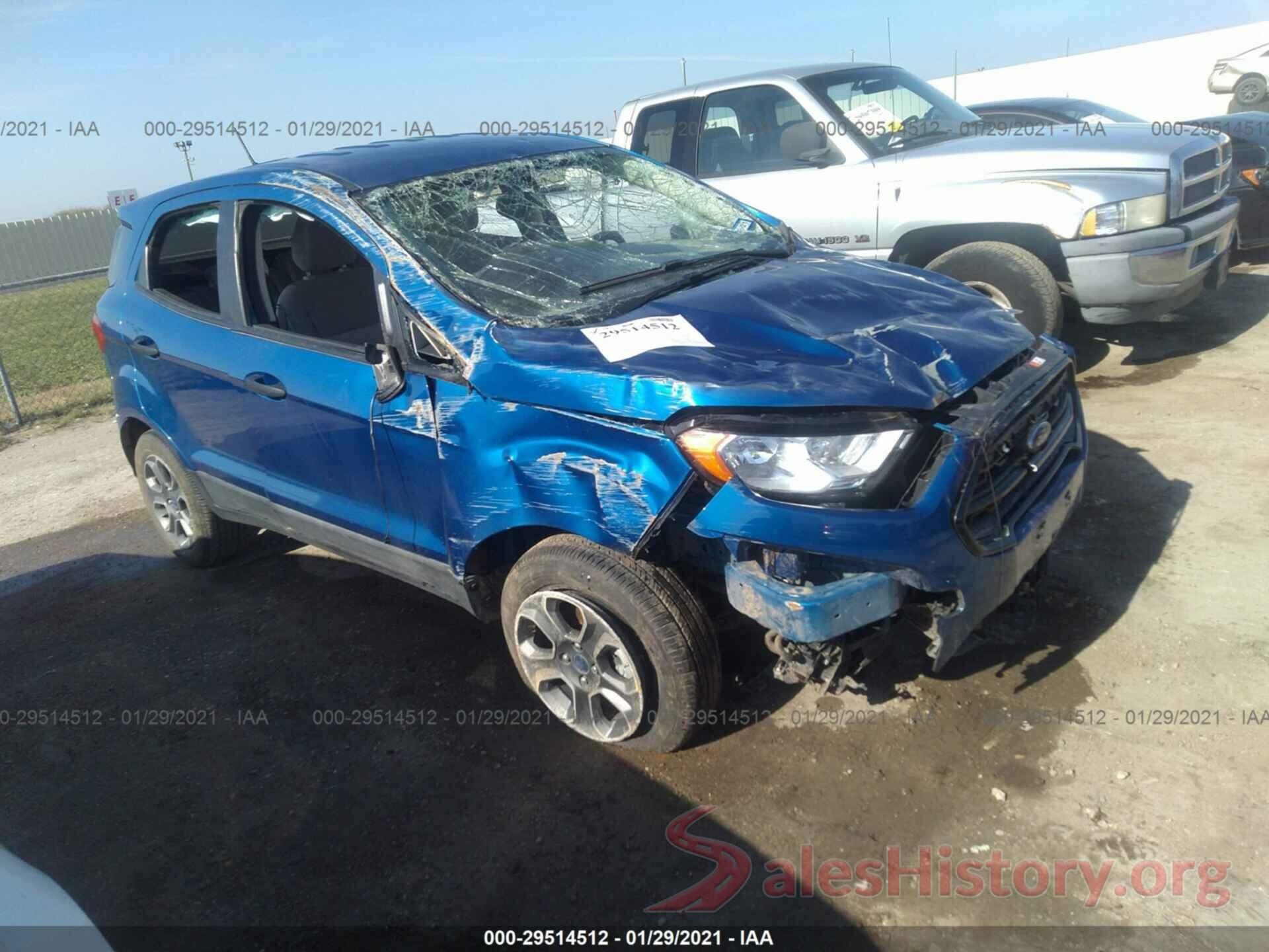 MAJ3S2FE7KC295367 2019 FORD ECOSPORT