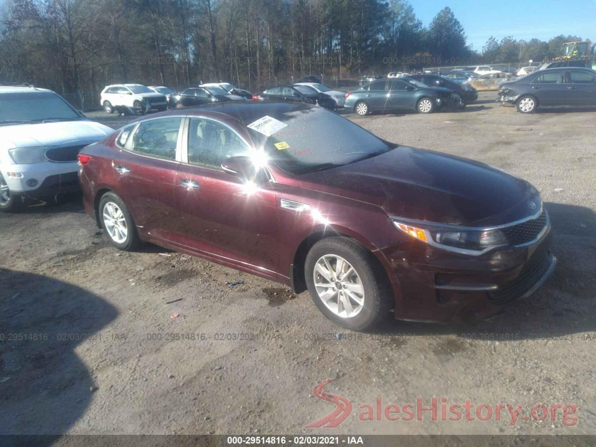 5XXGT4L35GG112952 2016 KIA OPTIMA