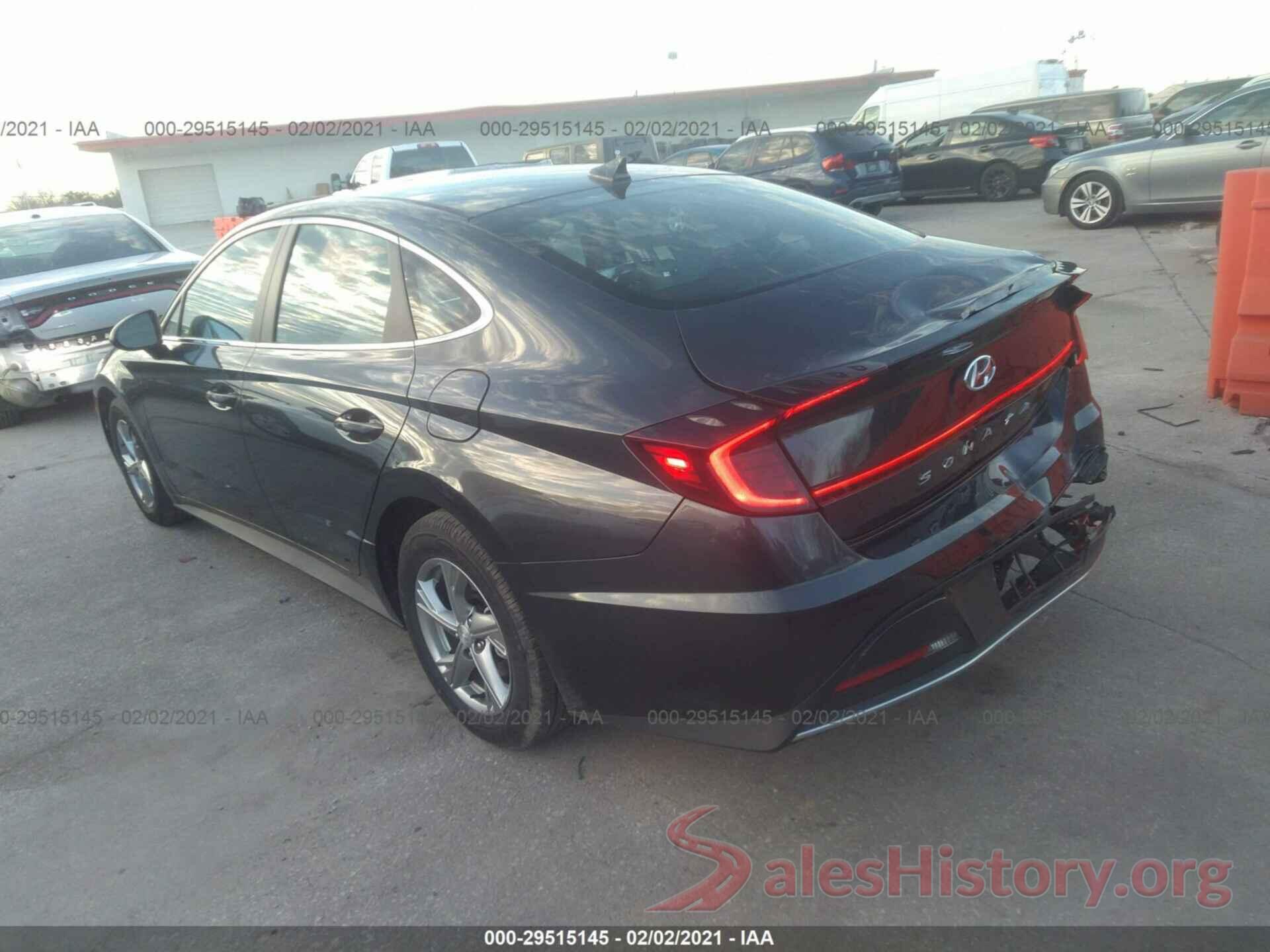 5NPEG4JA6MH070353 2021 HYUNDAI SONATA