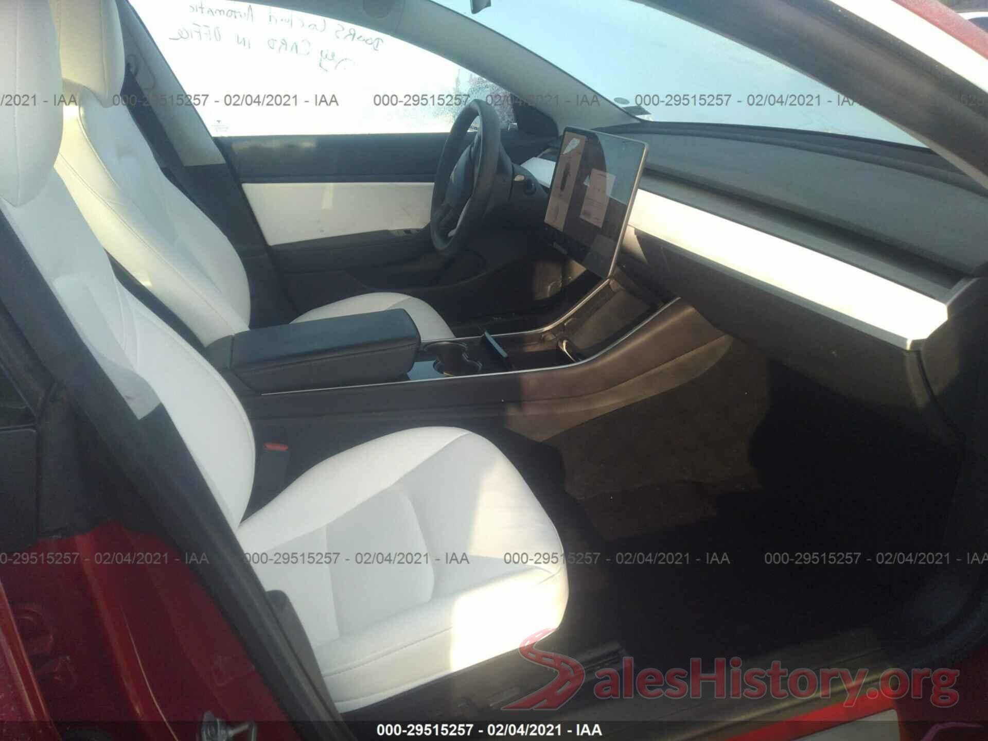 5YJ3E1EB8KF437750 2019 TESLA MODEL 3