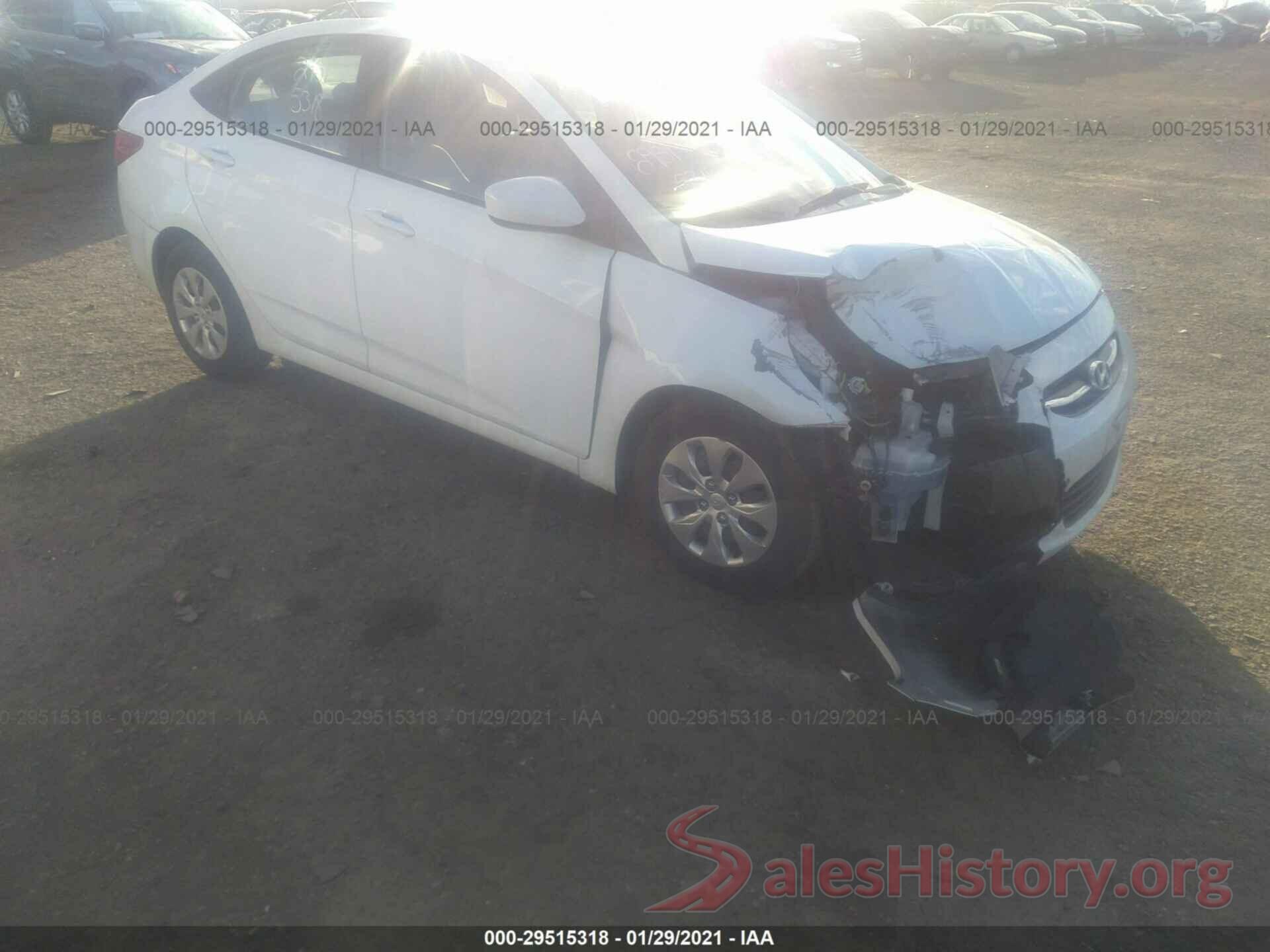 KMHCT4AE0GU989521 2016 HYUNDAI ACCENT