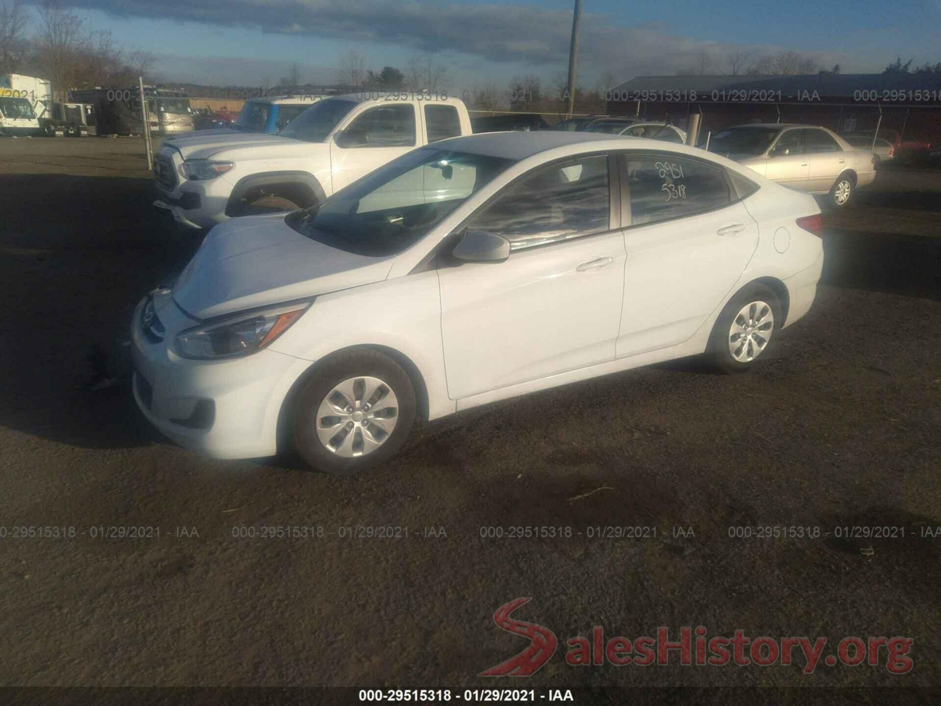 KMHCT4AE0GU989521 2016 HYUNDAI ACCENT