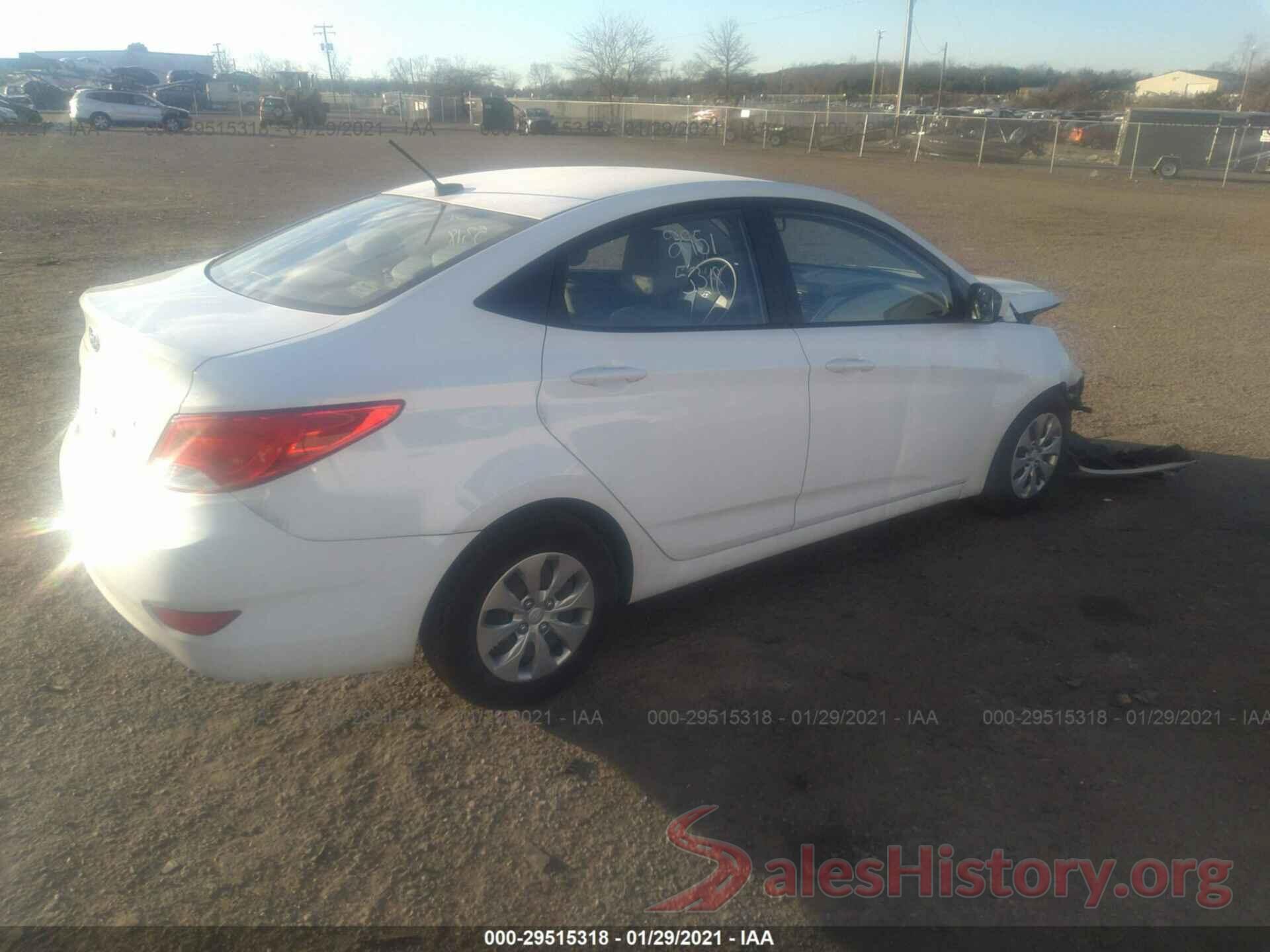 KMHCT4AE0GU989521 2016 HYUNDAI ACCENT