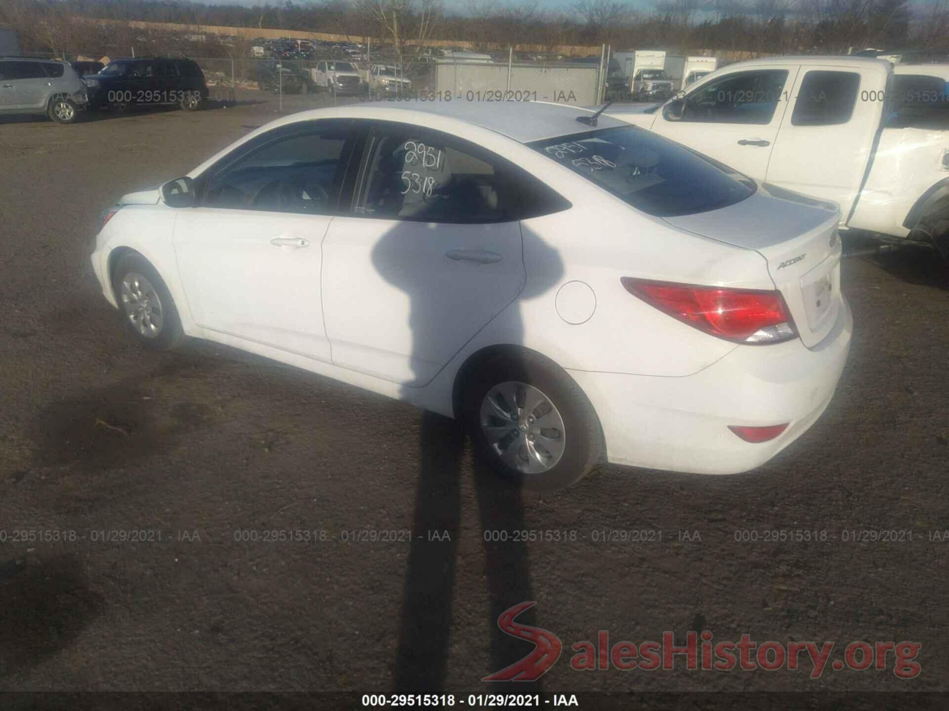 KMHCT4AE0GU989521 2016 HYUNDAI ACCENT