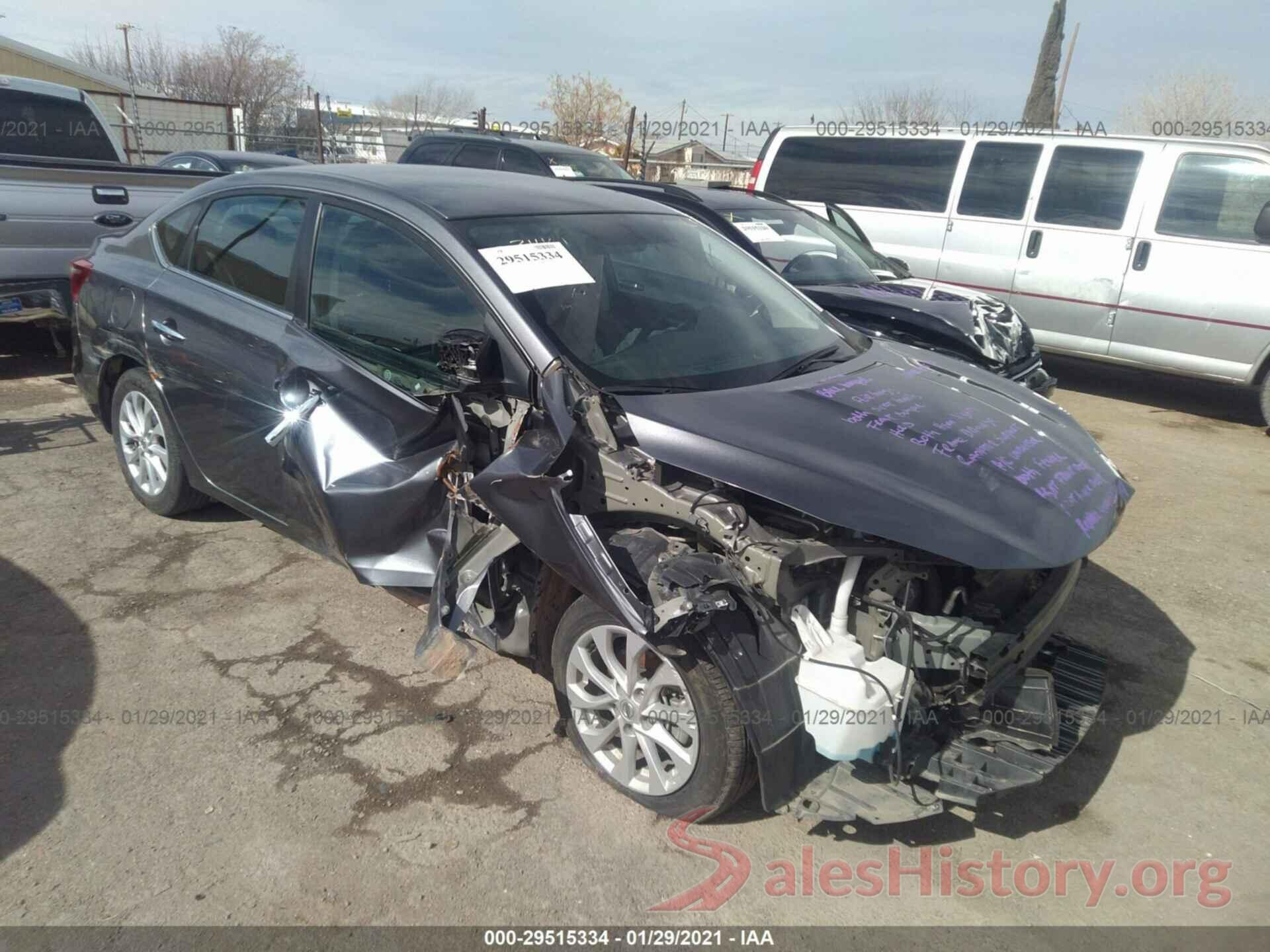 3N1AB7AP8KY414058 2019 NISSAN SENTRA