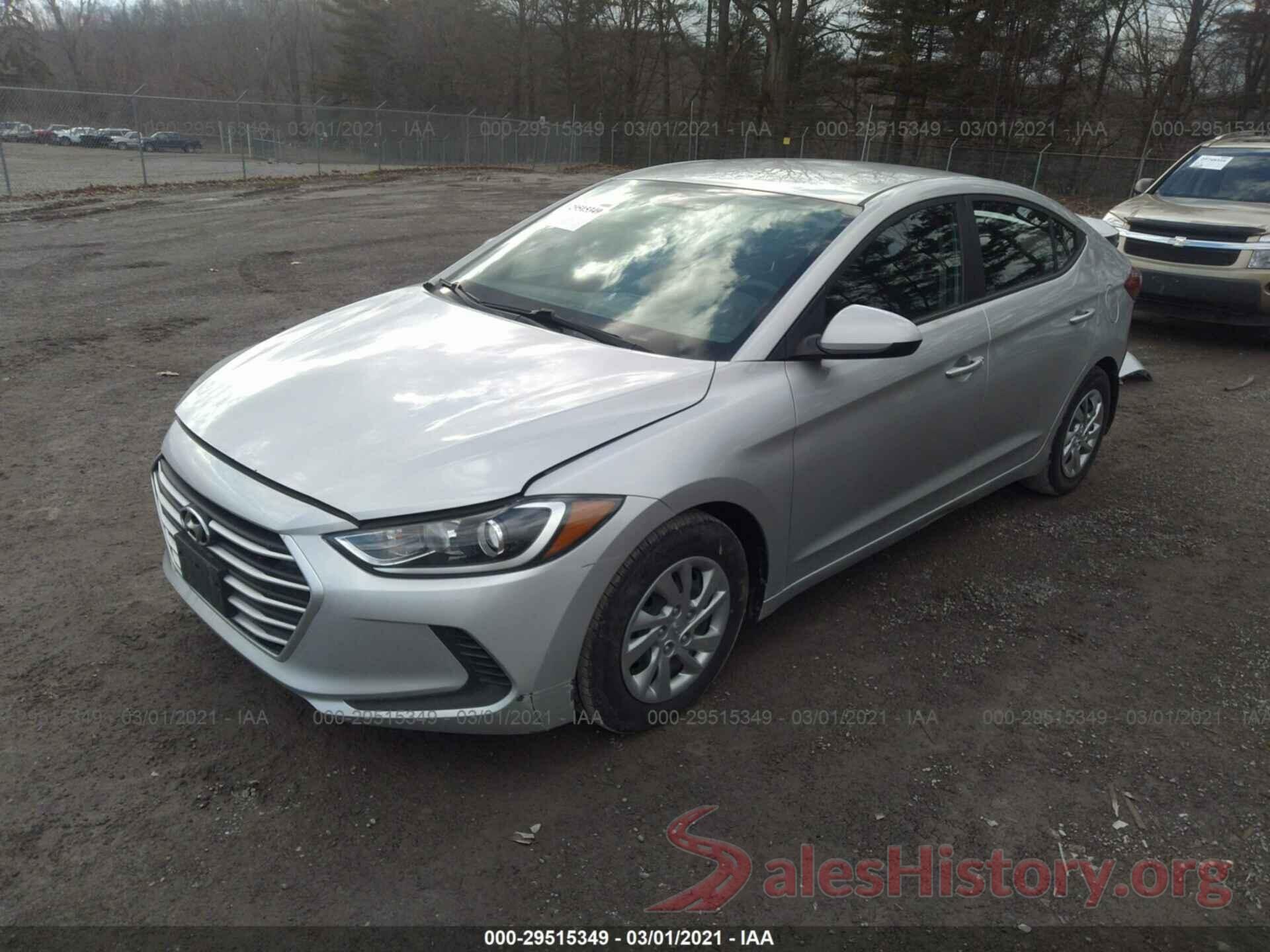 KMHD74LF1JU519309 2018 HYUNDAI ELANTRA