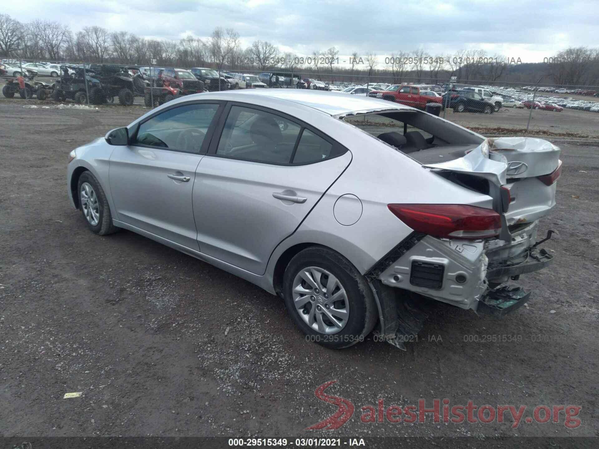 KMHD74LF1JU519309 2018 HYUNDAI ELANTRA