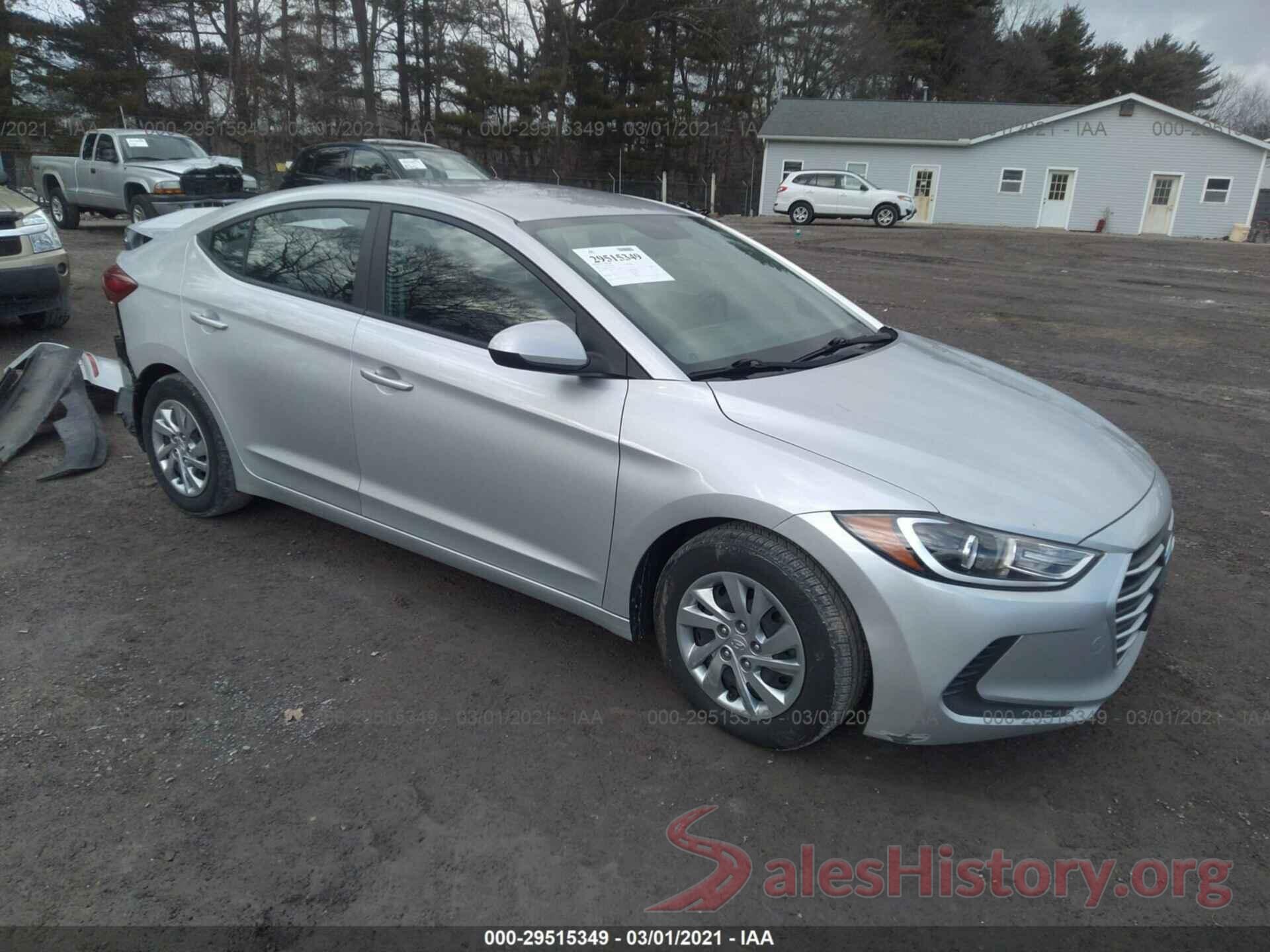 KMHD74LF1JU519309 2018 HYUNDAI ELANTRA