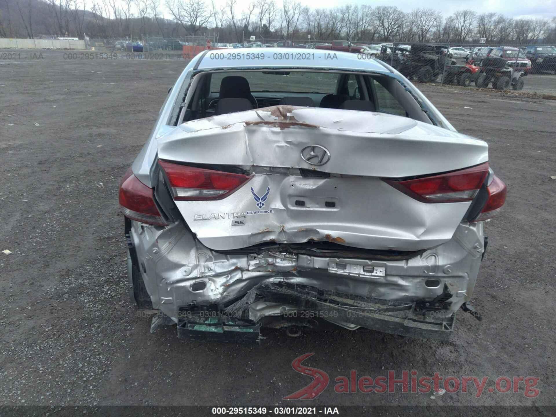 KMHD74LF1JU519309 2018 HYUNDAI ELANTRA