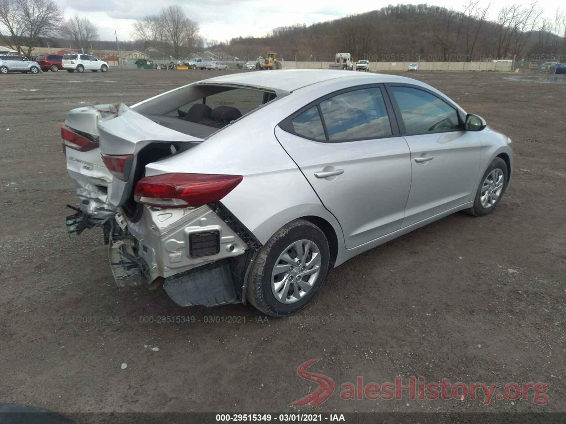 KMHD74LF1JU519309 2018 HYUNDAI ELANTRA