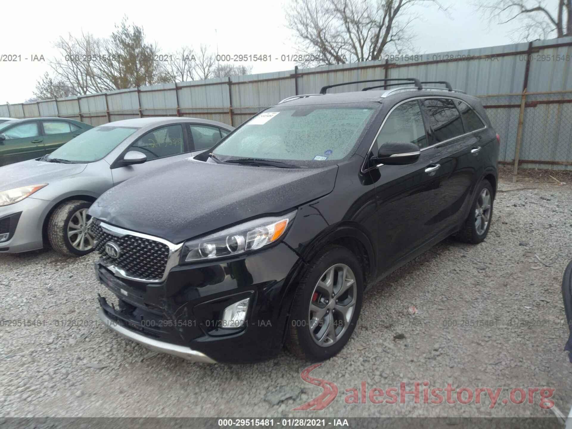 5XYPK4A53GG092378 2016 KIA SORENTO