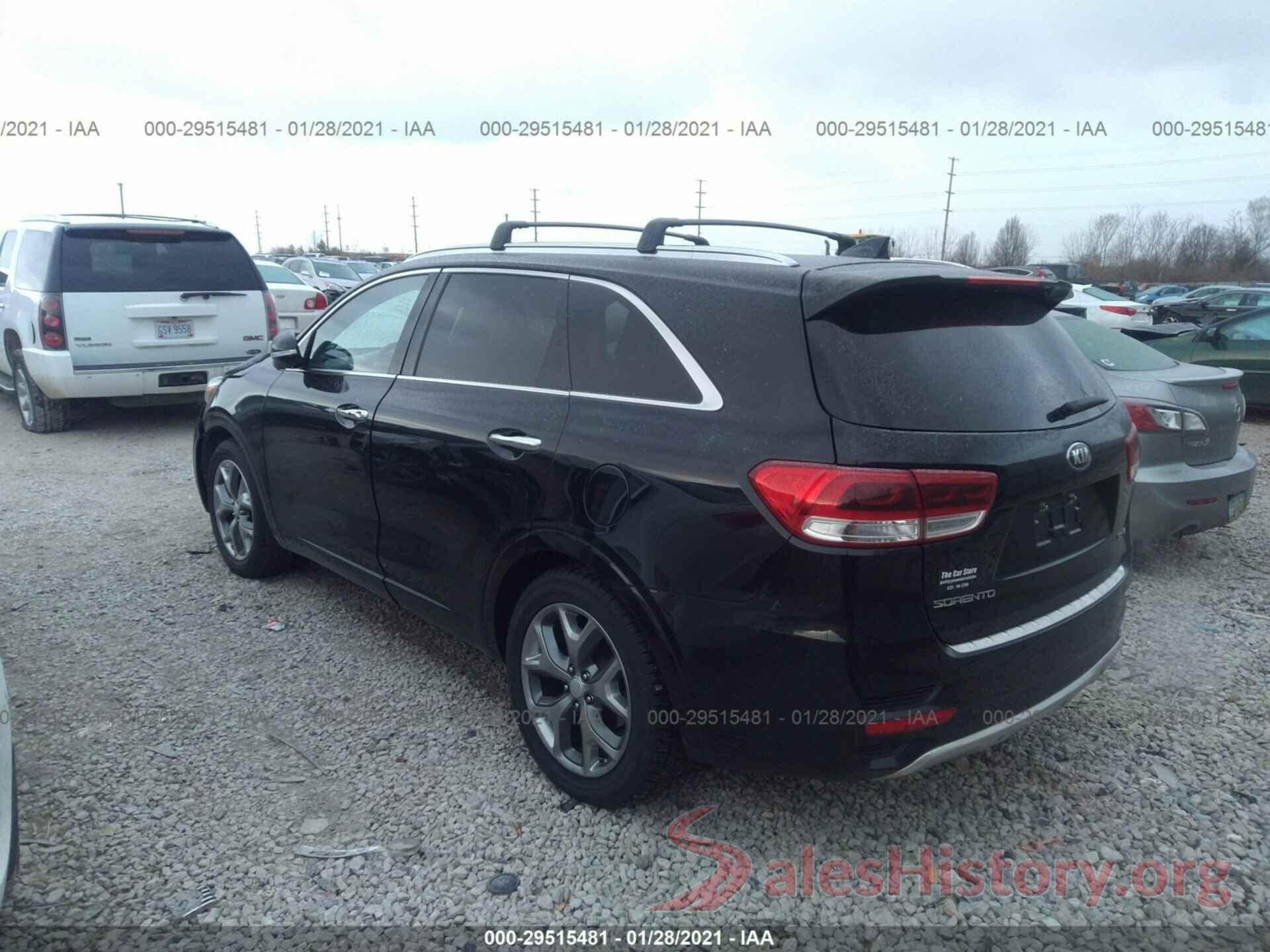 5XYPK4A53GG092378 2016 KIA SORENTO