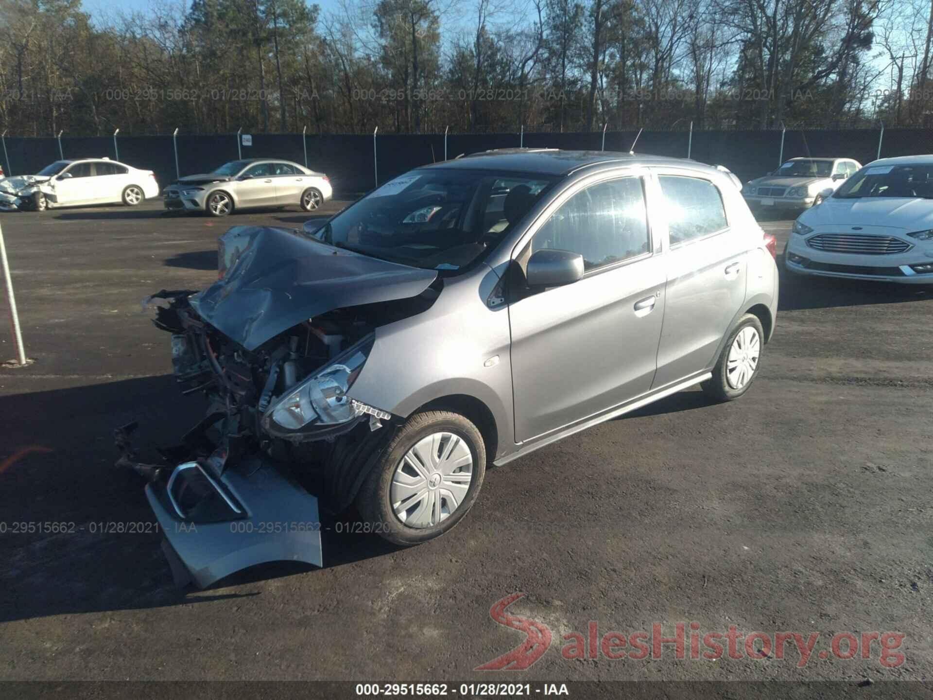 ML32A3HJ3KH012686 2019 MITSUBISHI MIRAGE