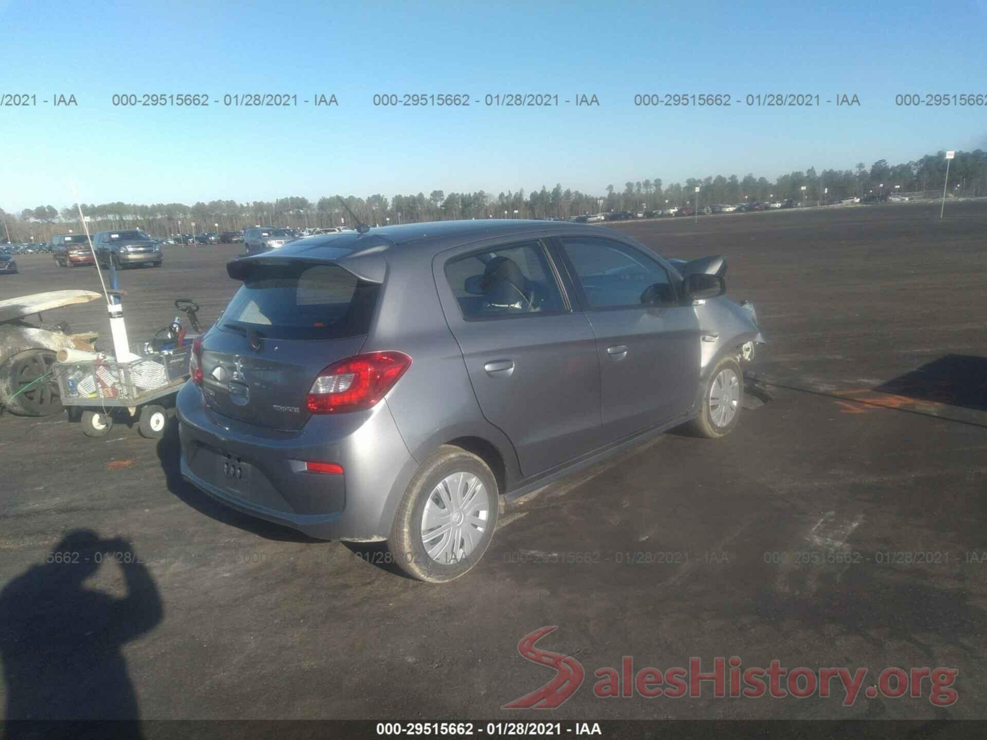 ML32A3HJ3KH012686 2019 MITSUBISHI MIRAGE