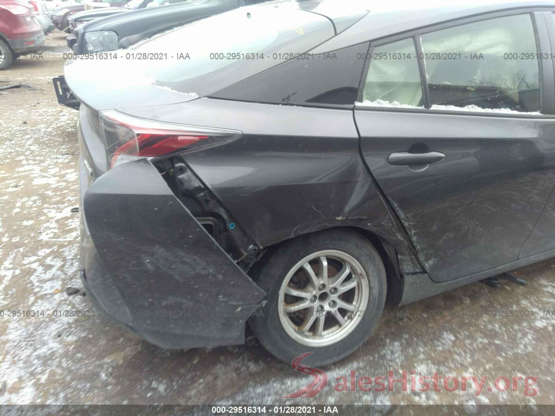 JTDKBRFU8H3543334 2017 TOYOTA PRIUS