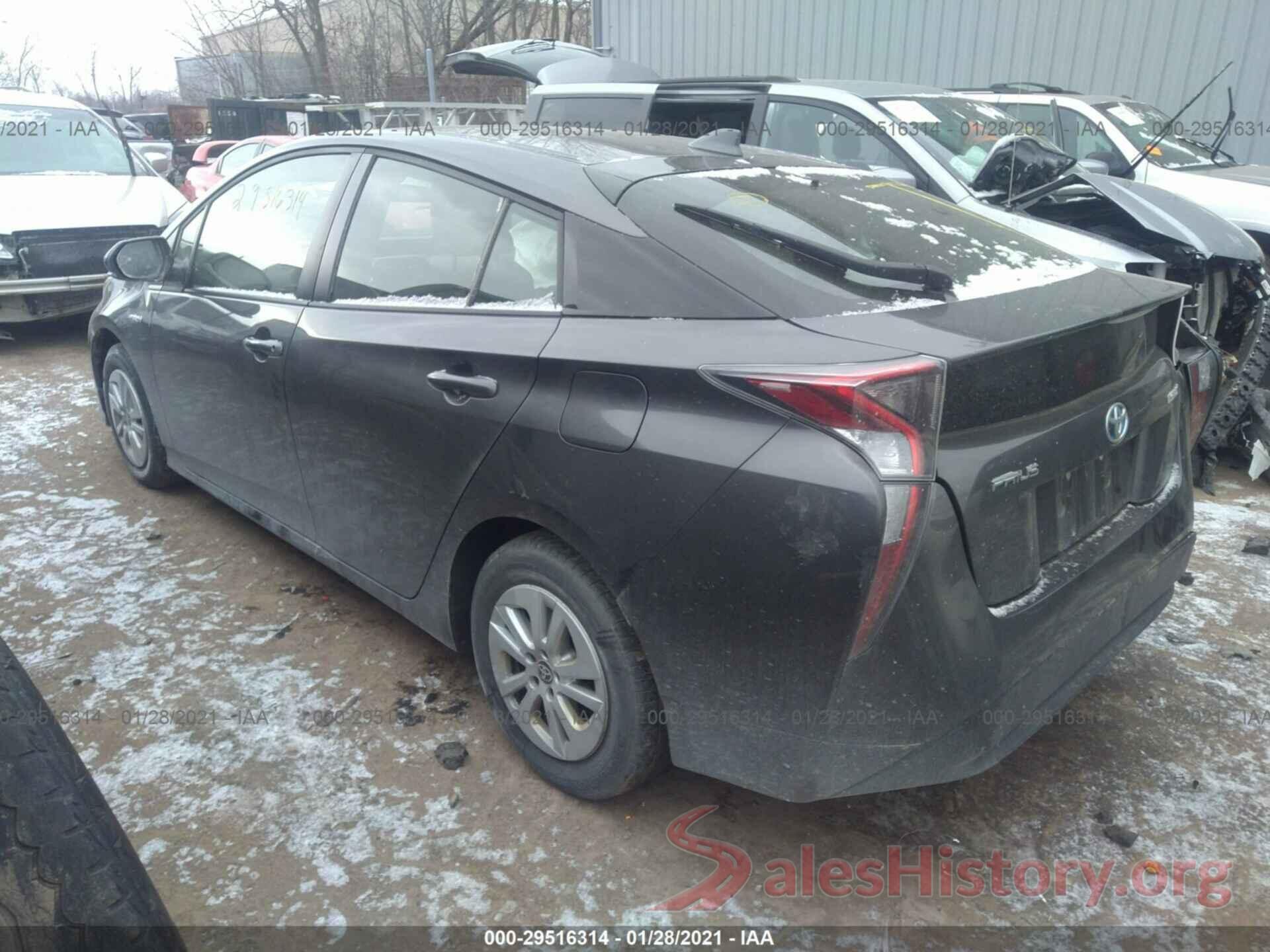 JTDKBRFU8H3543334 2017 TOYOTA PRIUS