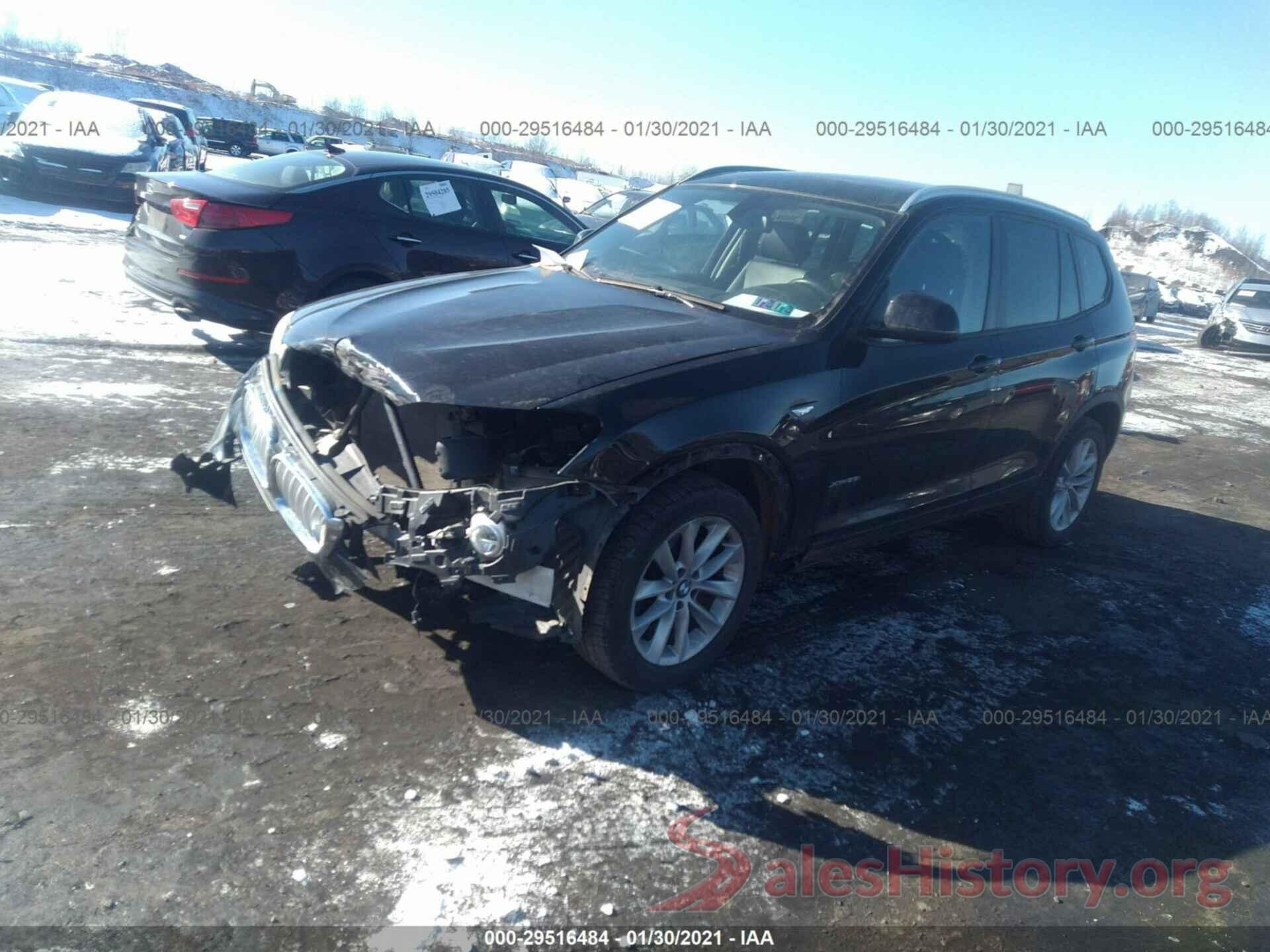 5UXWX9C3XH0T23112 2017 BMW X3