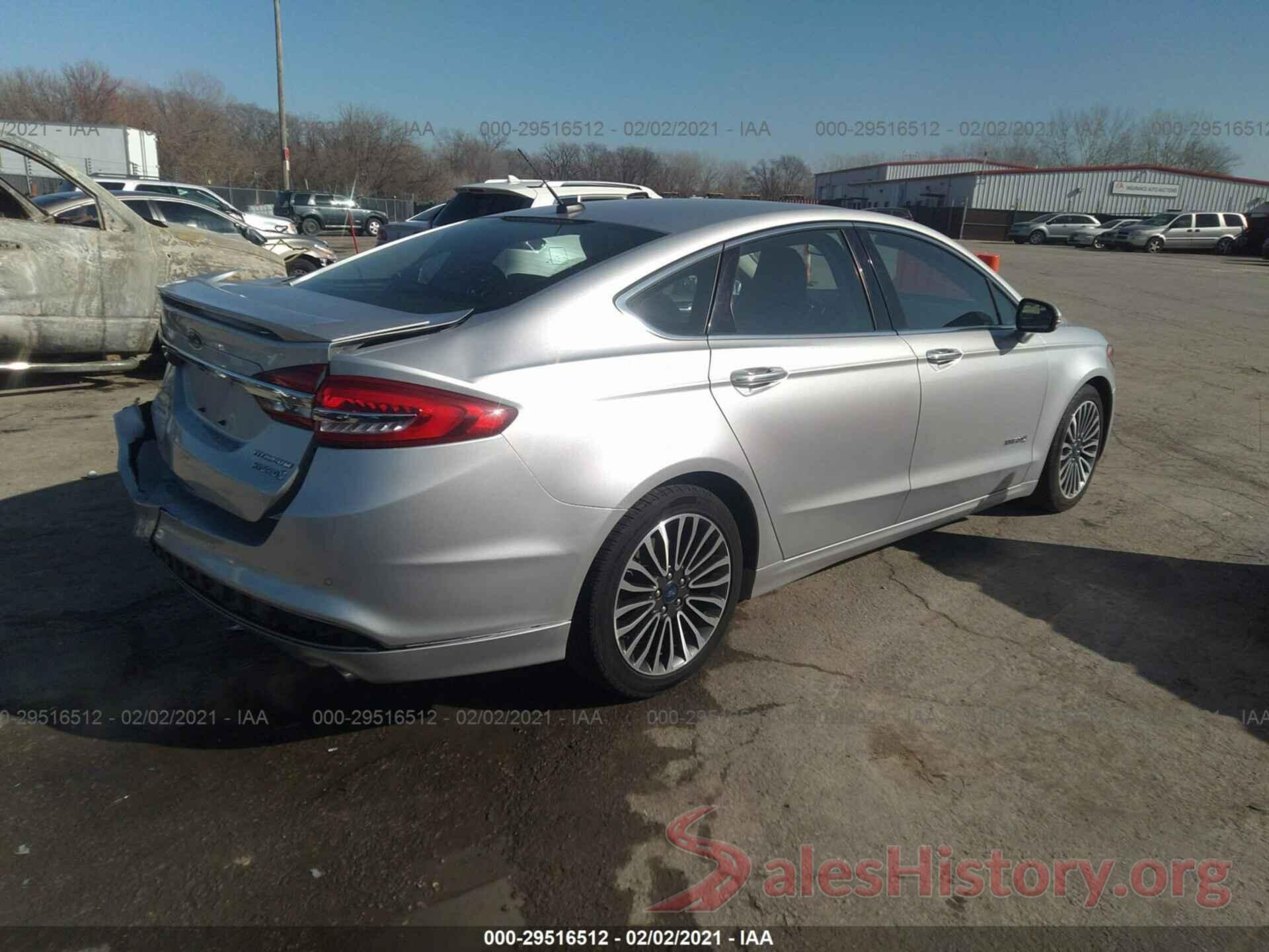 3FA6P0RU4JR163348 2018 FORD FUSION HYBRID