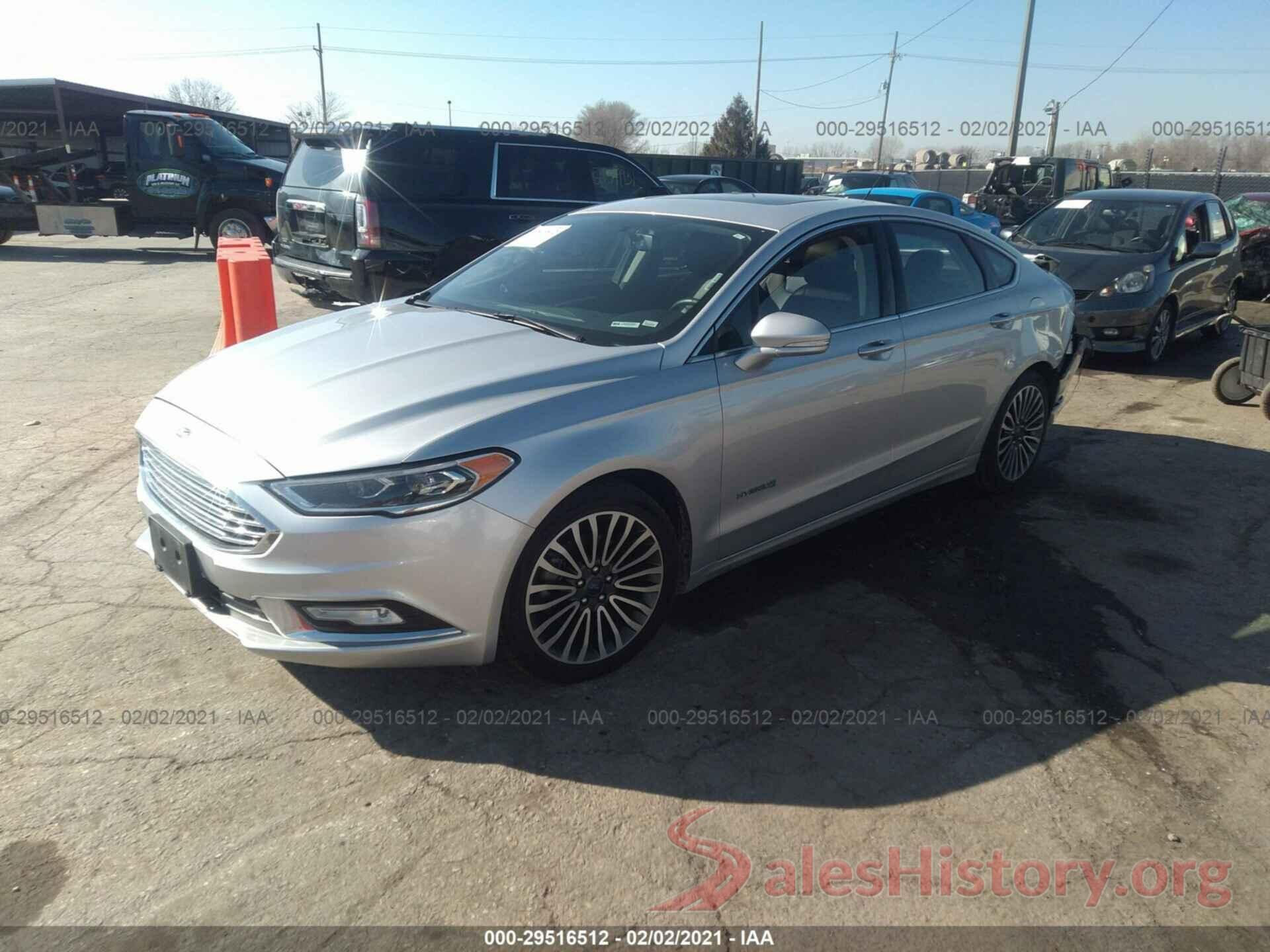 3FA6P0RU4JR163348 2018 FORD FUSION HYBRID