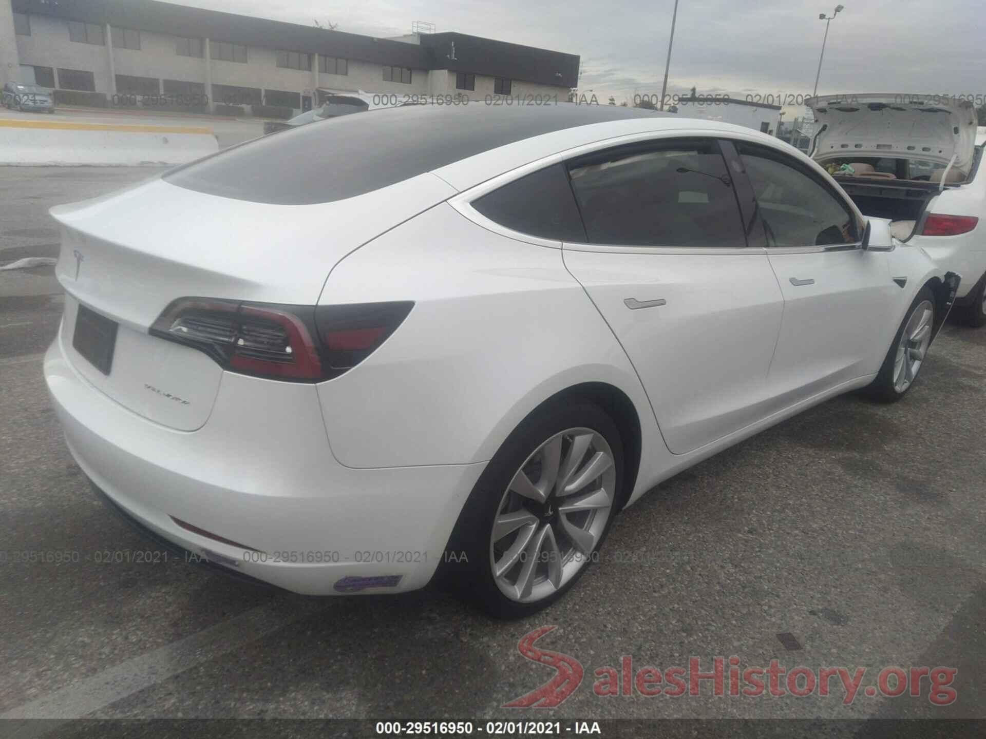 5YJ3E1EB5KF407007 2019 TESLA MODEL 3