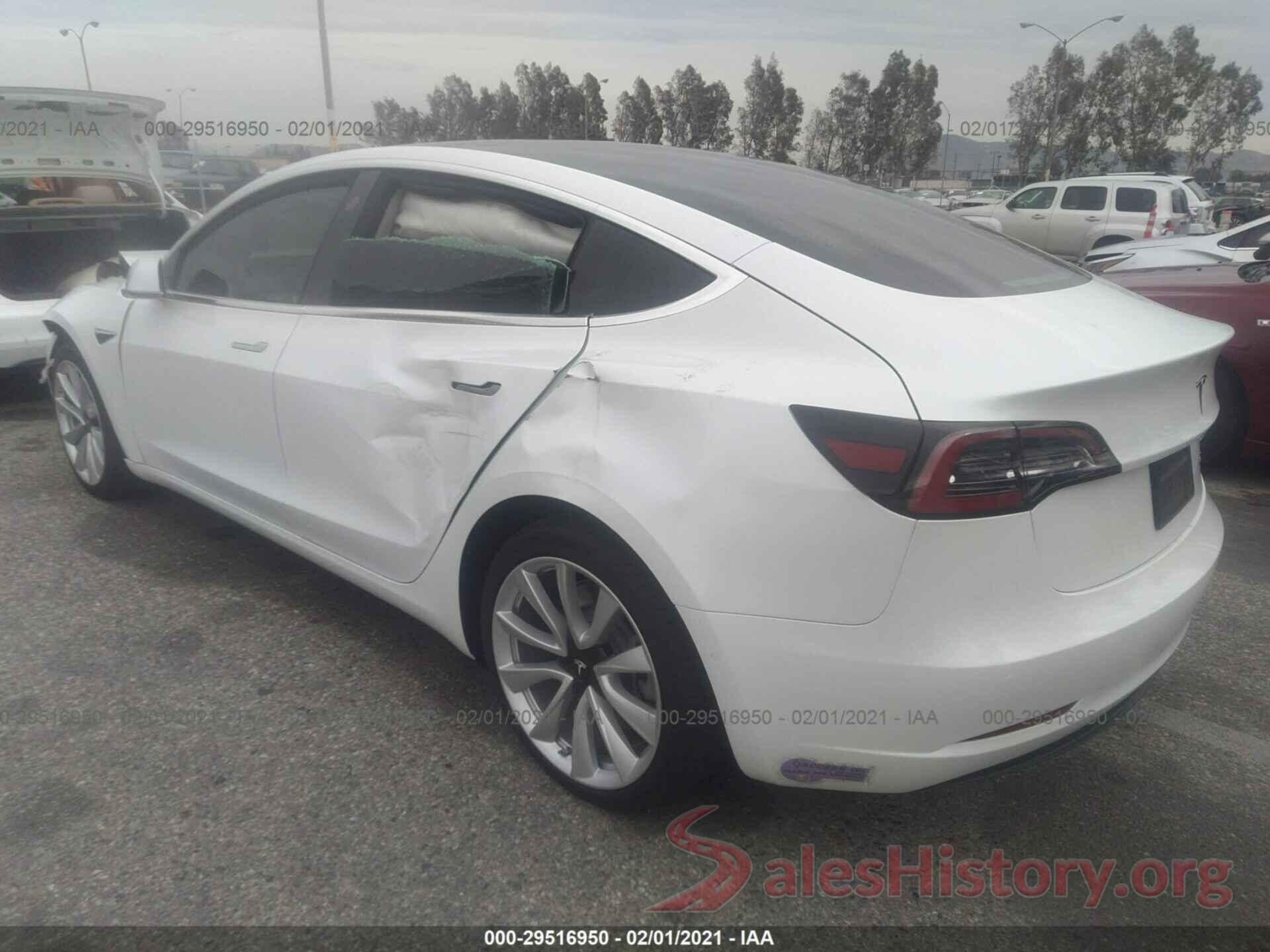 5YJ3E1EB5KF407007 2019 TESLA MODEL 3