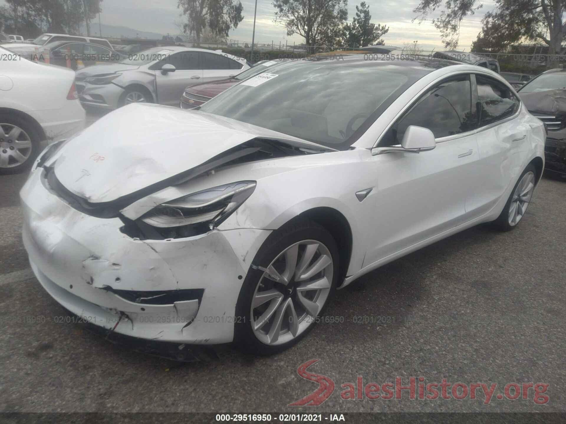 5YJ3E1EB5KF407007 2019 TESLA MODEL 3