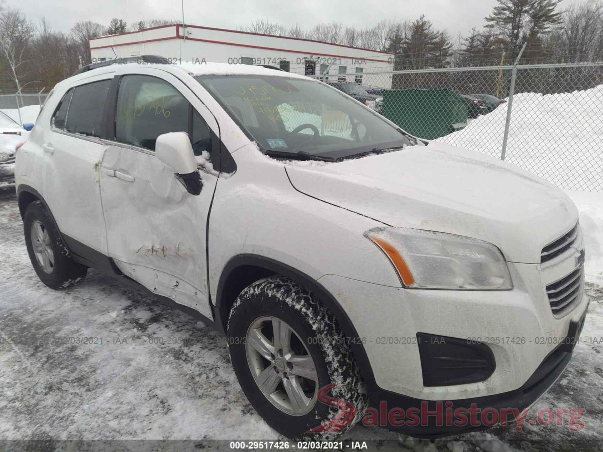 3GNCJPSB9GL264808 2016 CHEVROLET TRAX