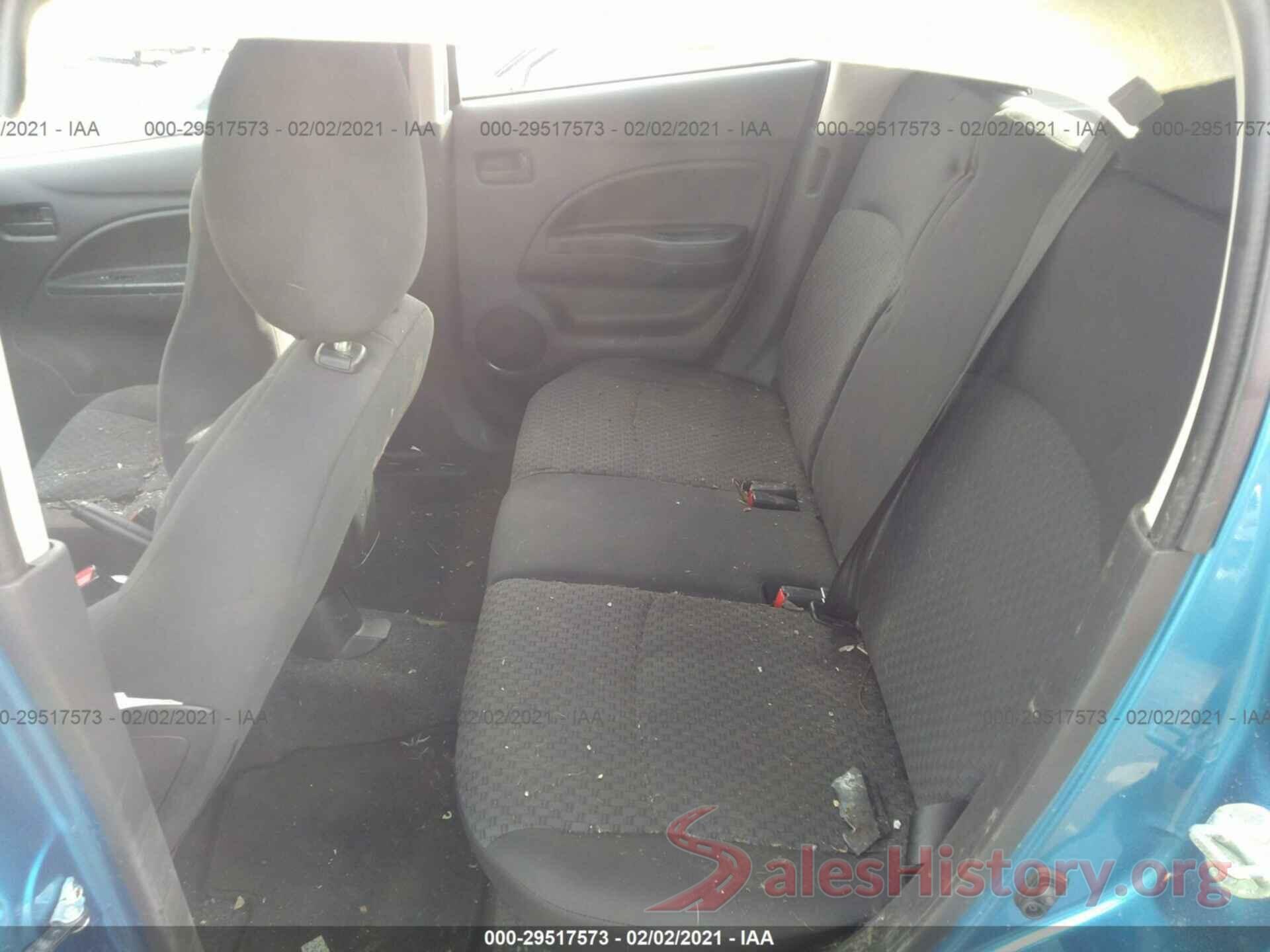 ML32A3HJ9KH007511 2019 MITSUBISHI MIRAGE