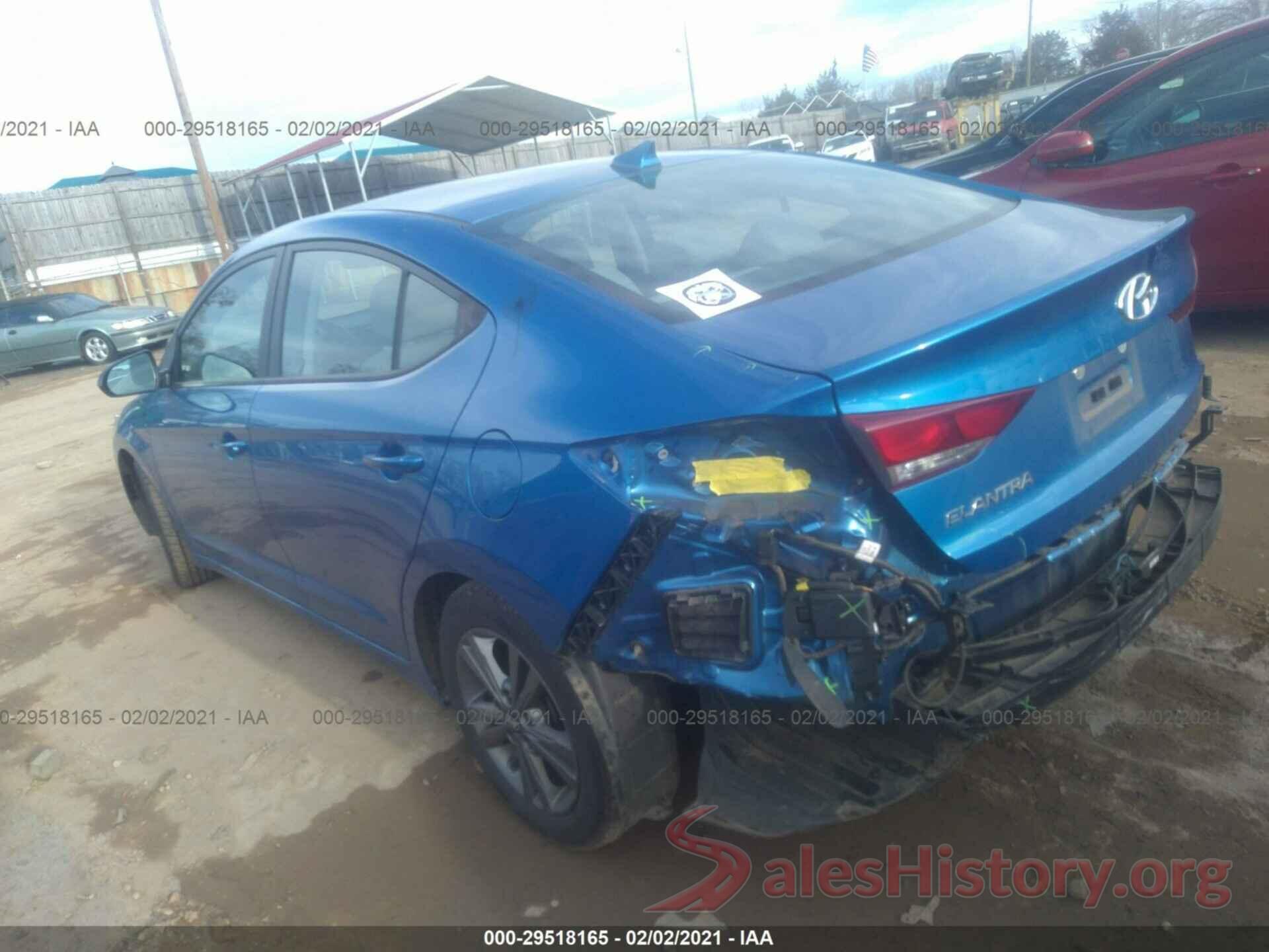 5NPD84LF3JH234462 2018 HYUNDAI ELANTRA