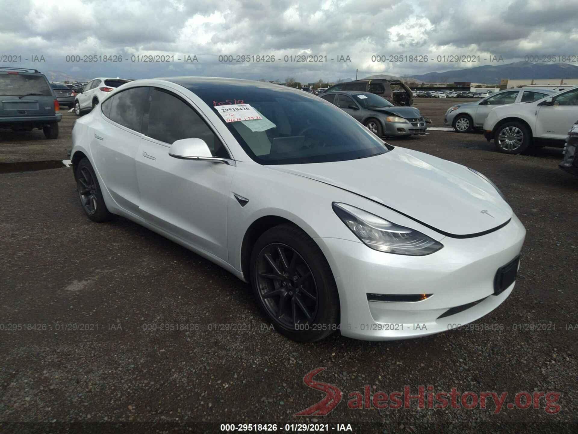 5YJ3E1EAXLF615327 2020 TESLA MODEL 3