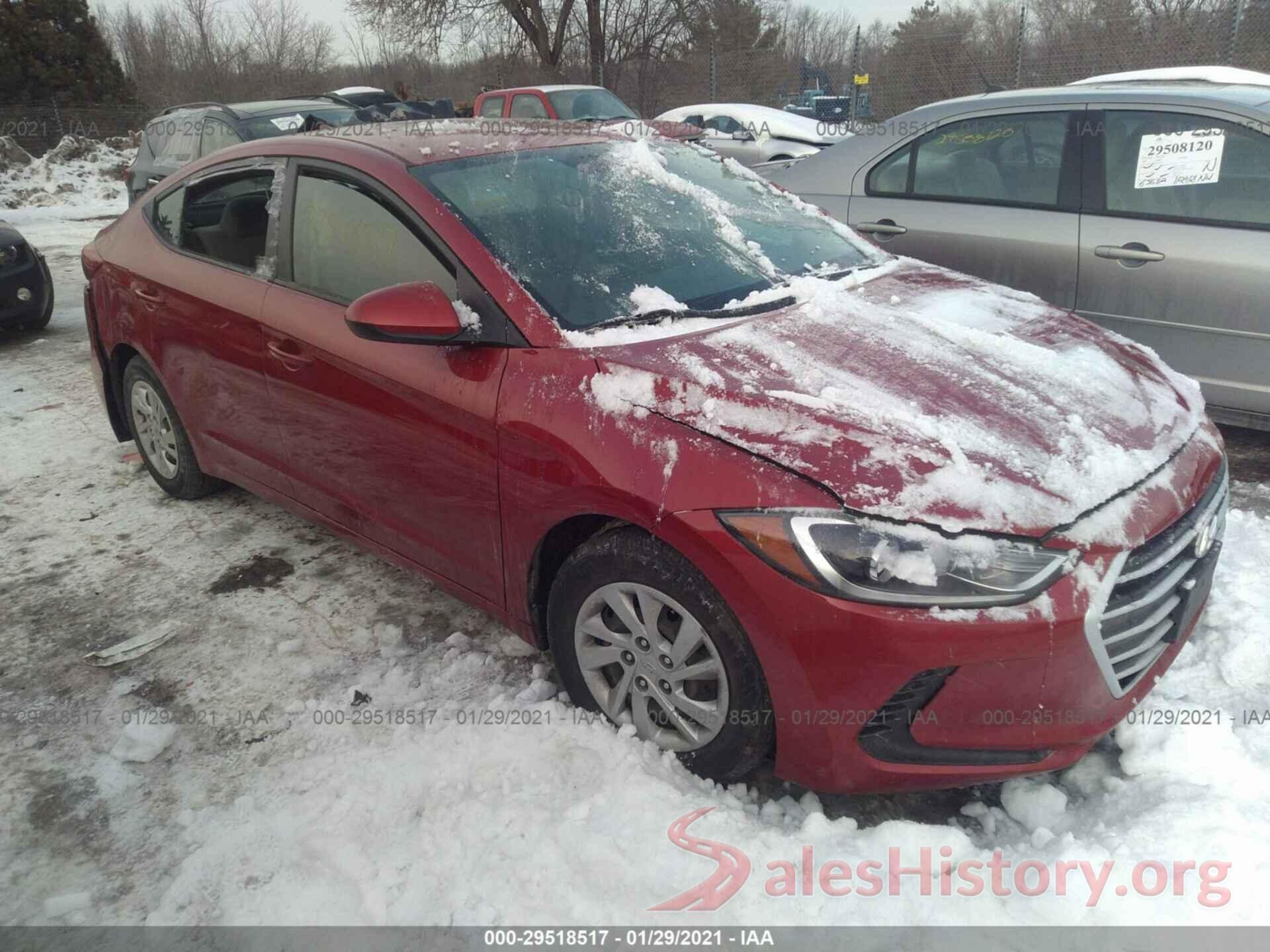 5NPD74LF6HH166106 2017 HYUNDAI ELANTRA